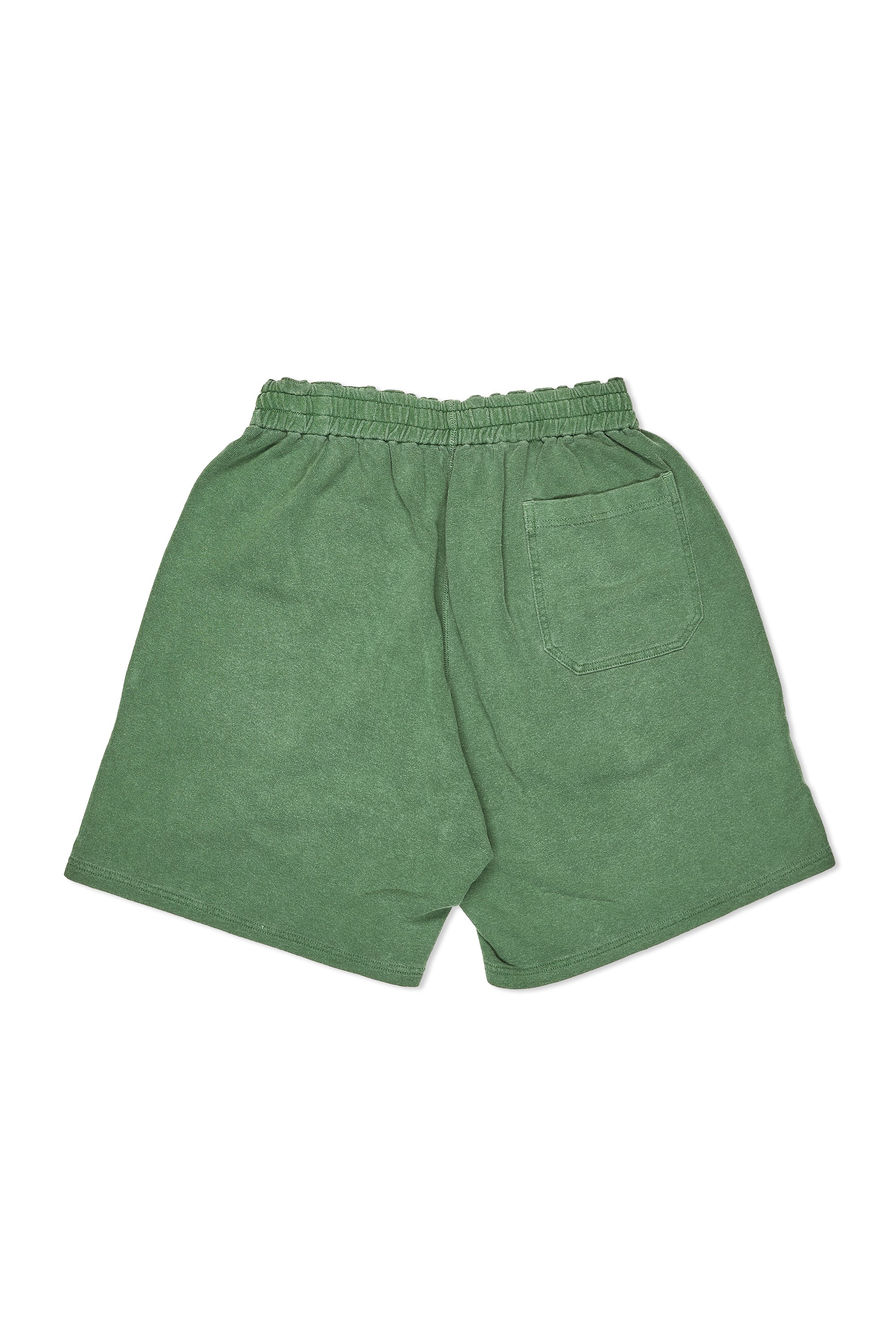 Nigel Cabourn Green Cotton Print Sweat Shorts