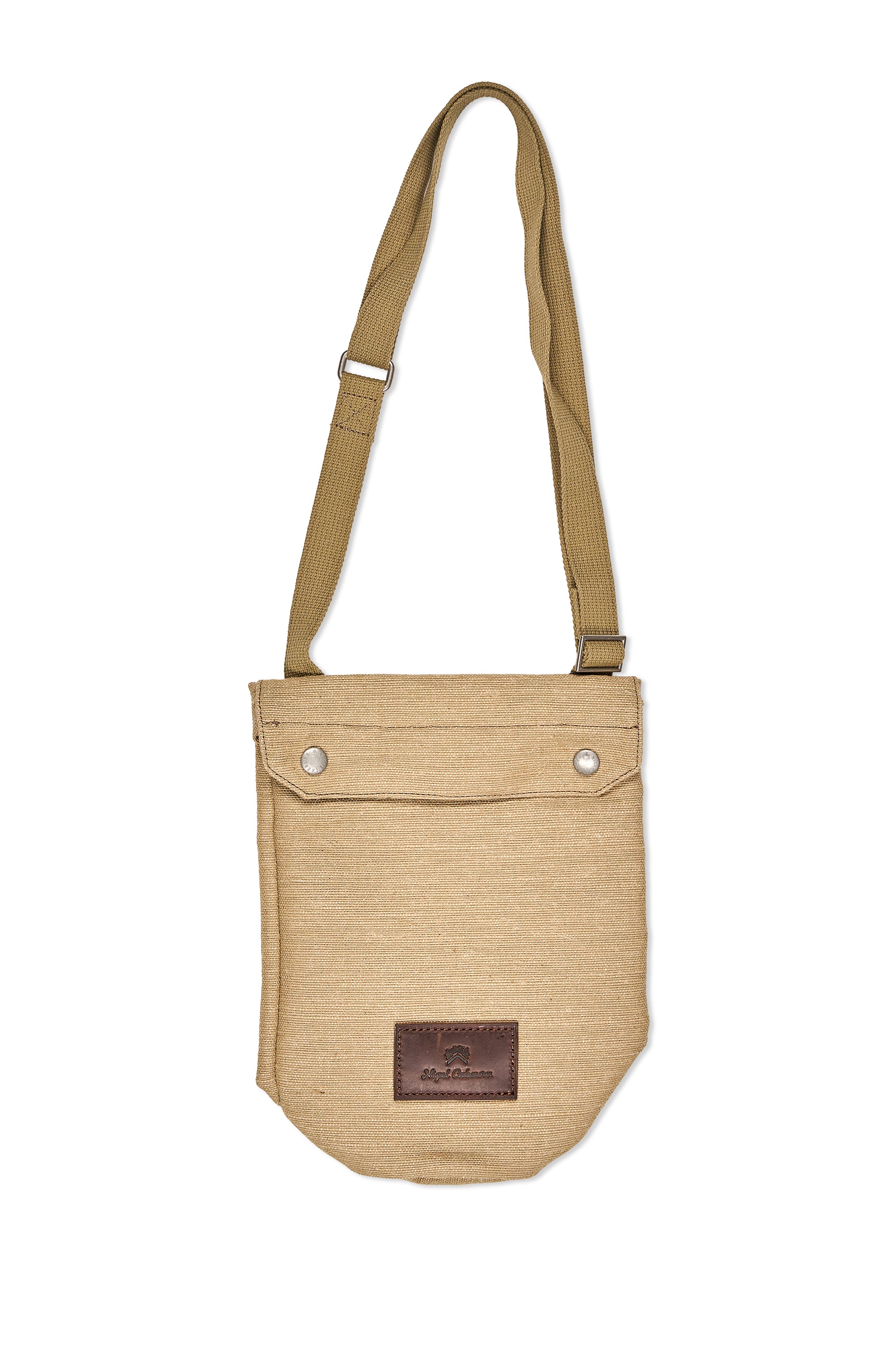 Nigel Cabourn Beige Gunner Shoulder Bag