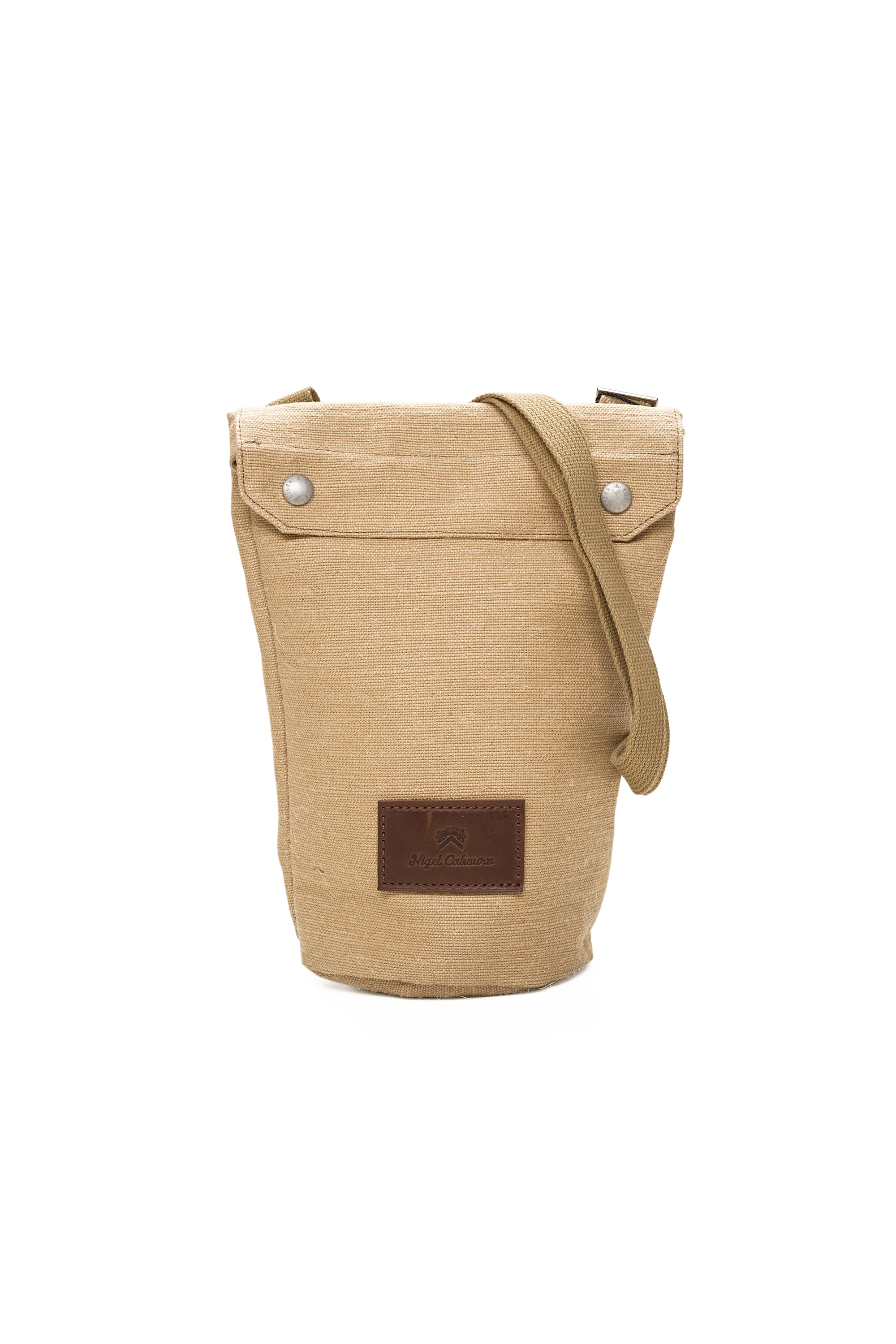 Nigel Cabourn Beige Gunner Shoulder Bag