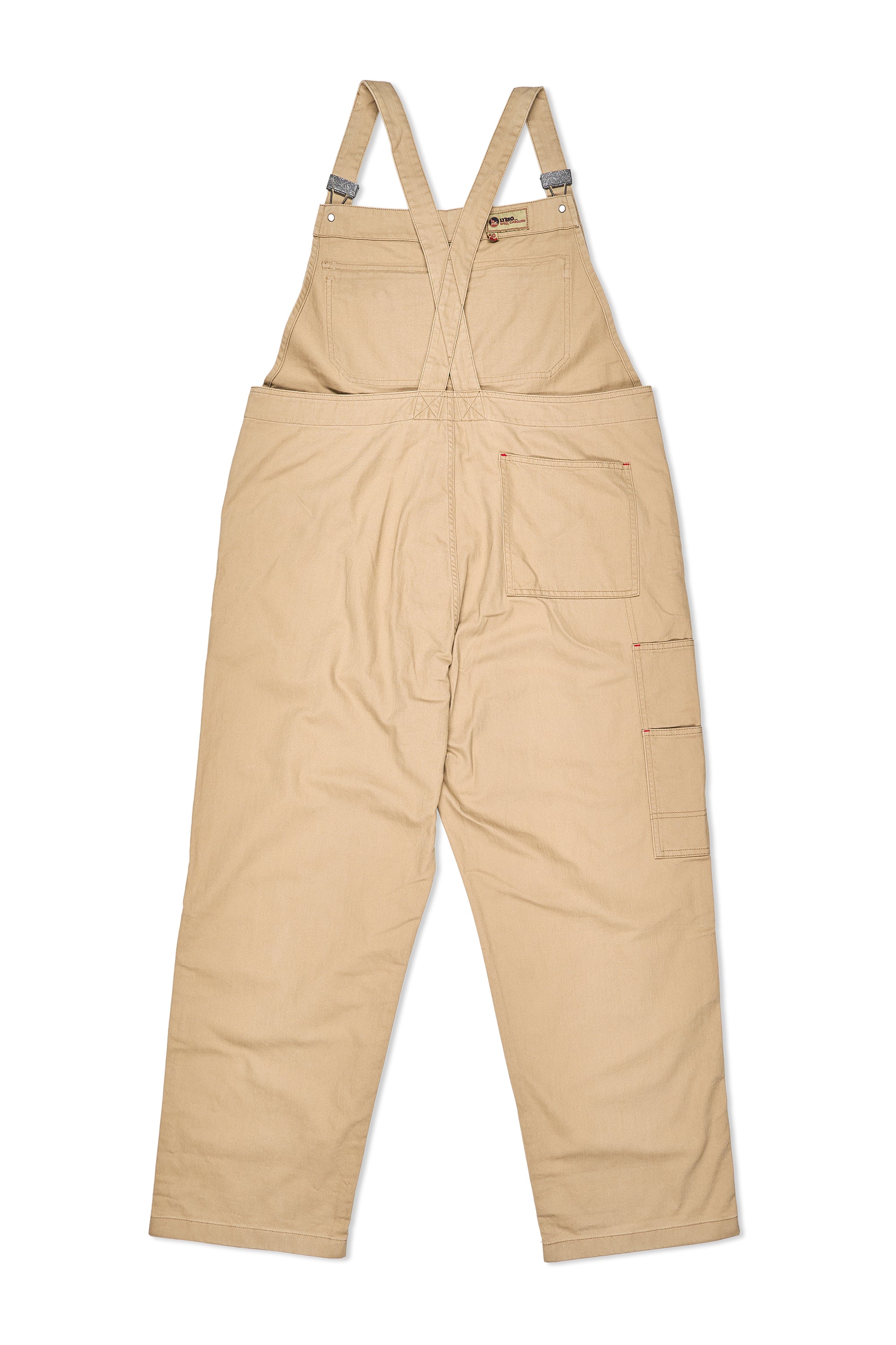 Nigel Cabourn P-51 Beige Cotton Twill Dungaree