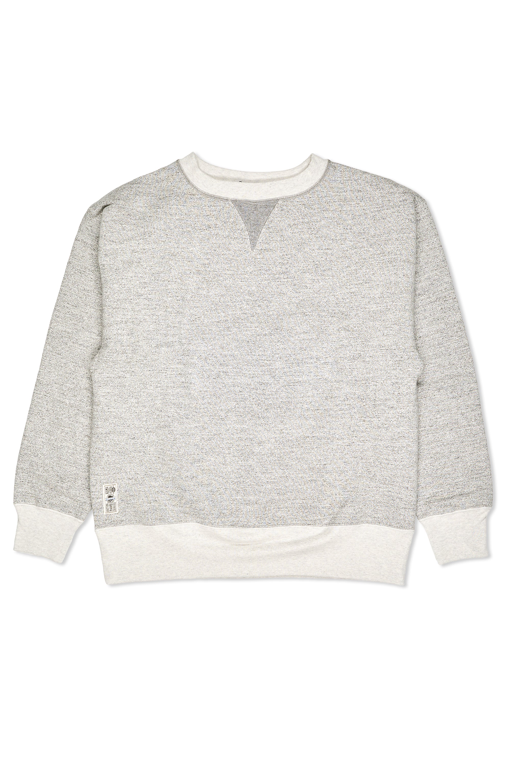 Nigel Cabourn Grey 50s 20.5oz Cotton Crew Neck Sweatshirt