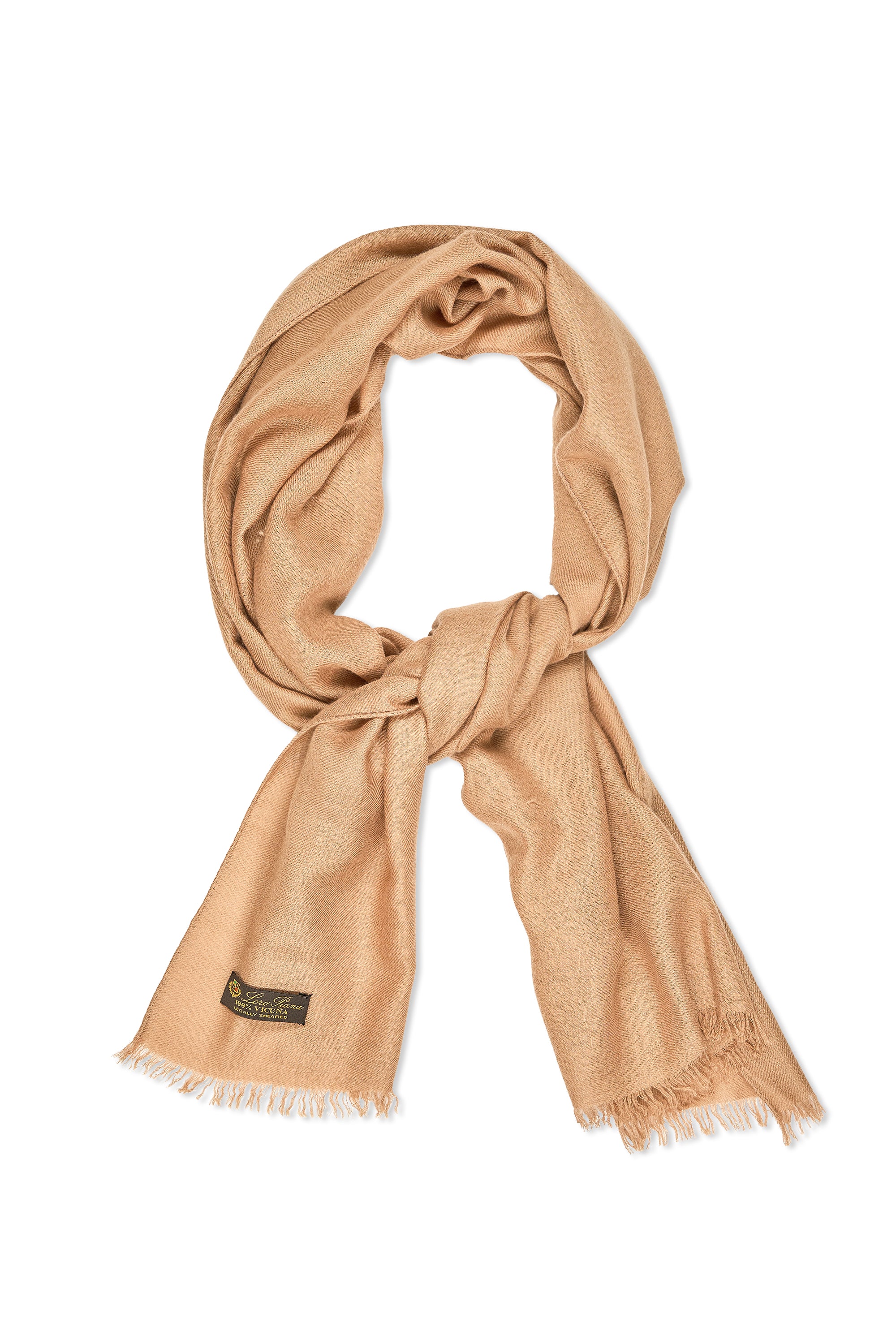 Loro Piana Beige Vicuna Scarf