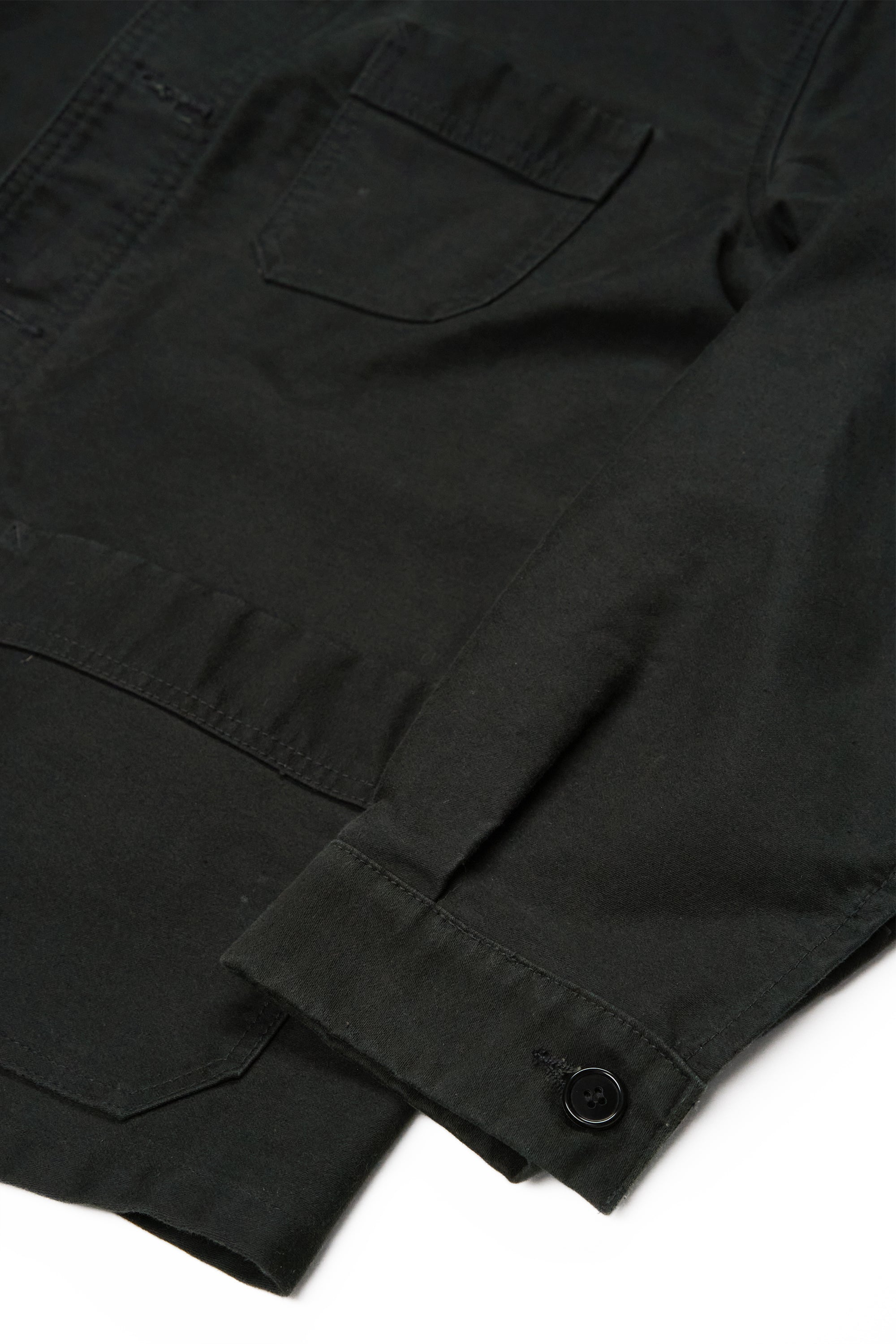 Fullcount Black Cotton Chore Jacket