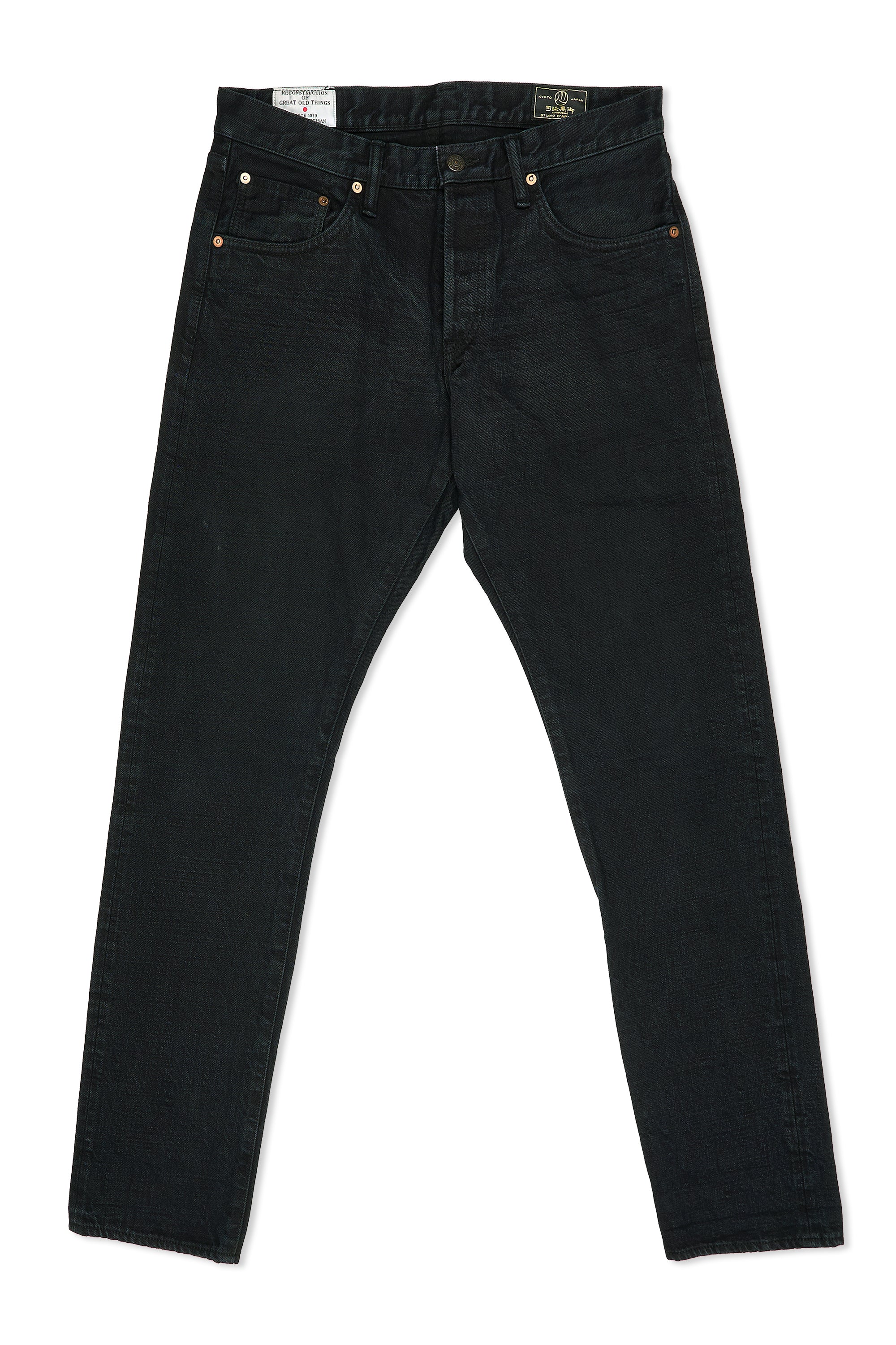 Studio D'Artisan Black/Indigo D1864 Denim Jeans