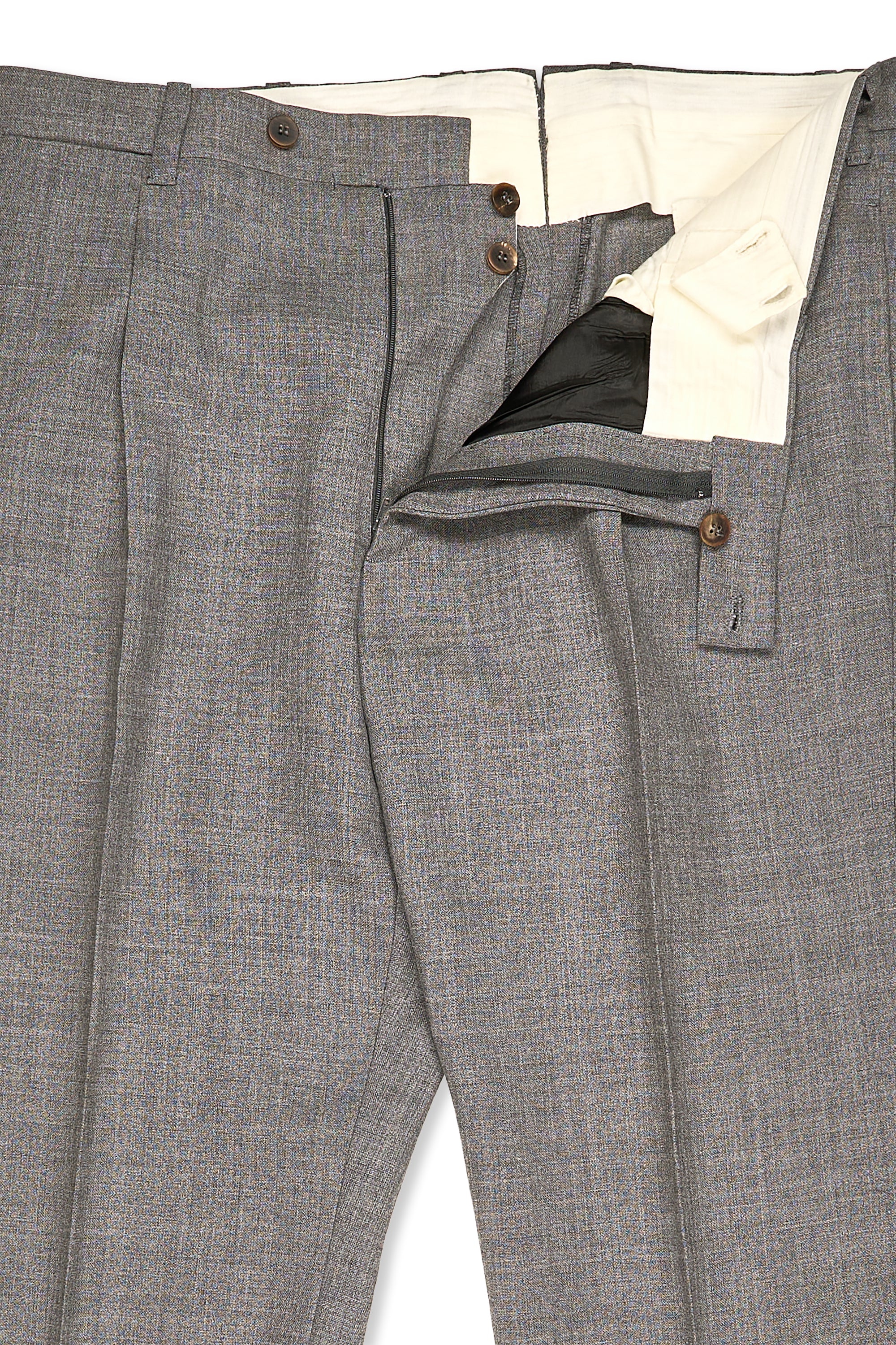 Orazio Luciano Light Grey Wool Suit