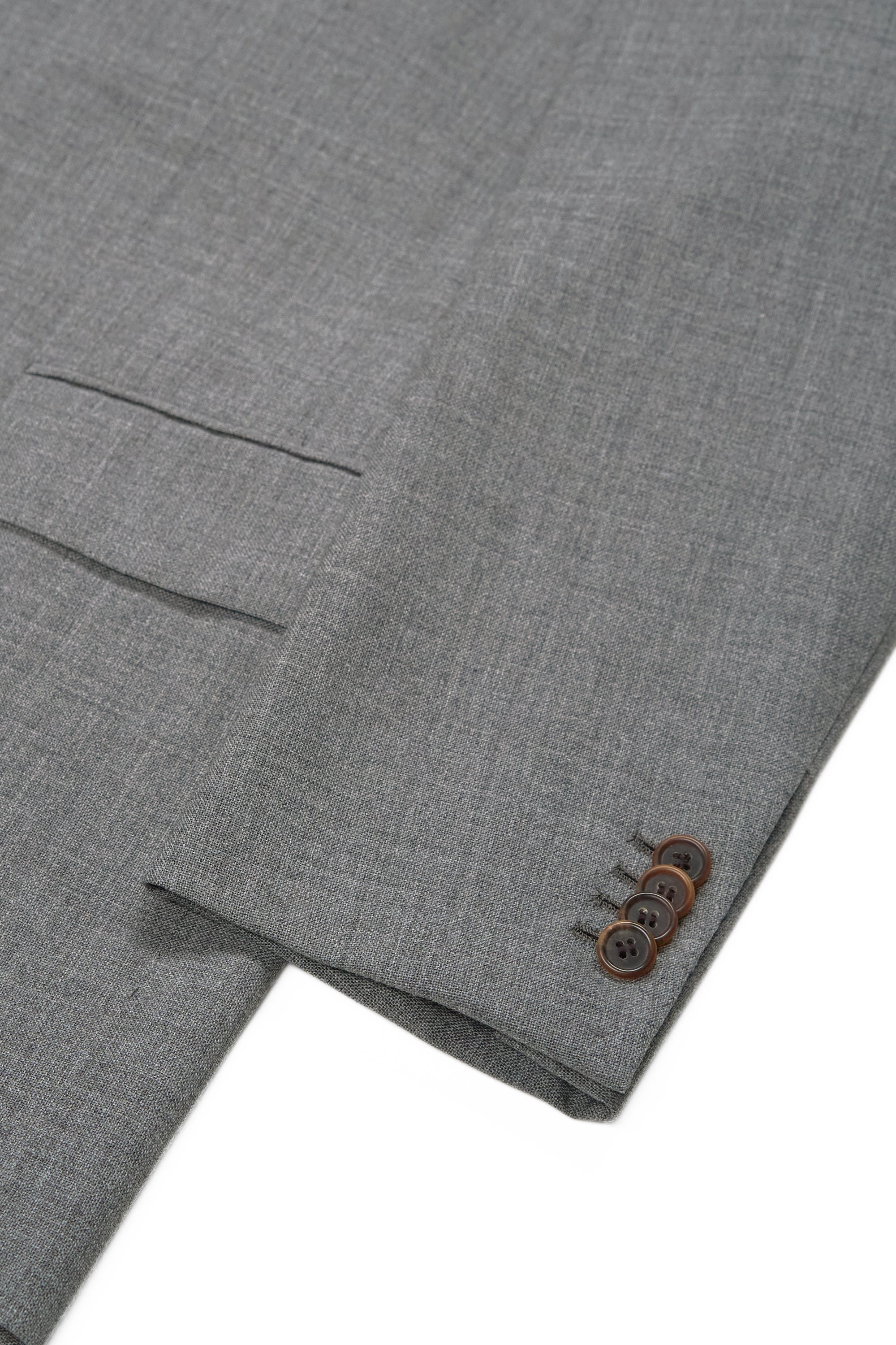 Orazio Luciano Light Grey Wool Suit