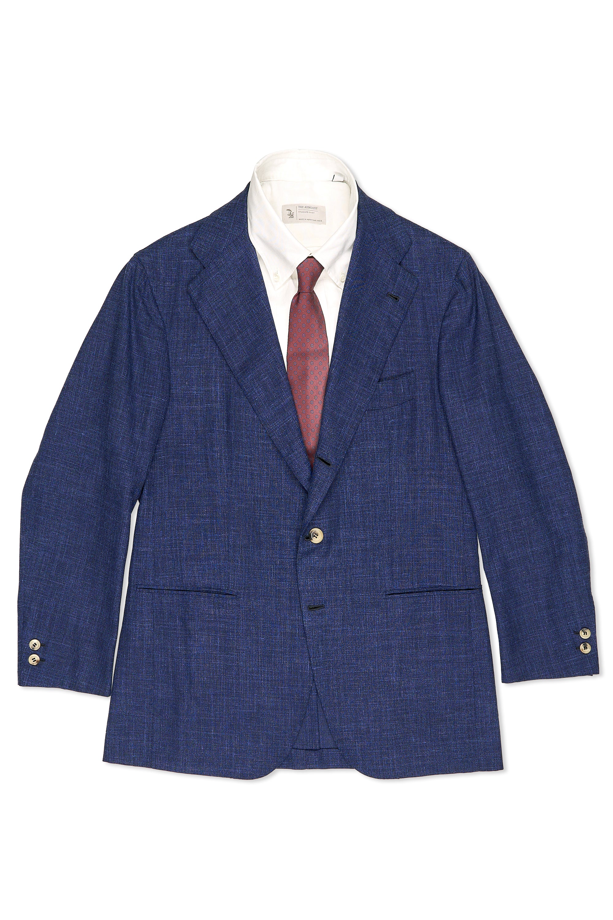 Orazio Luciano Blue Wool Sport Coat