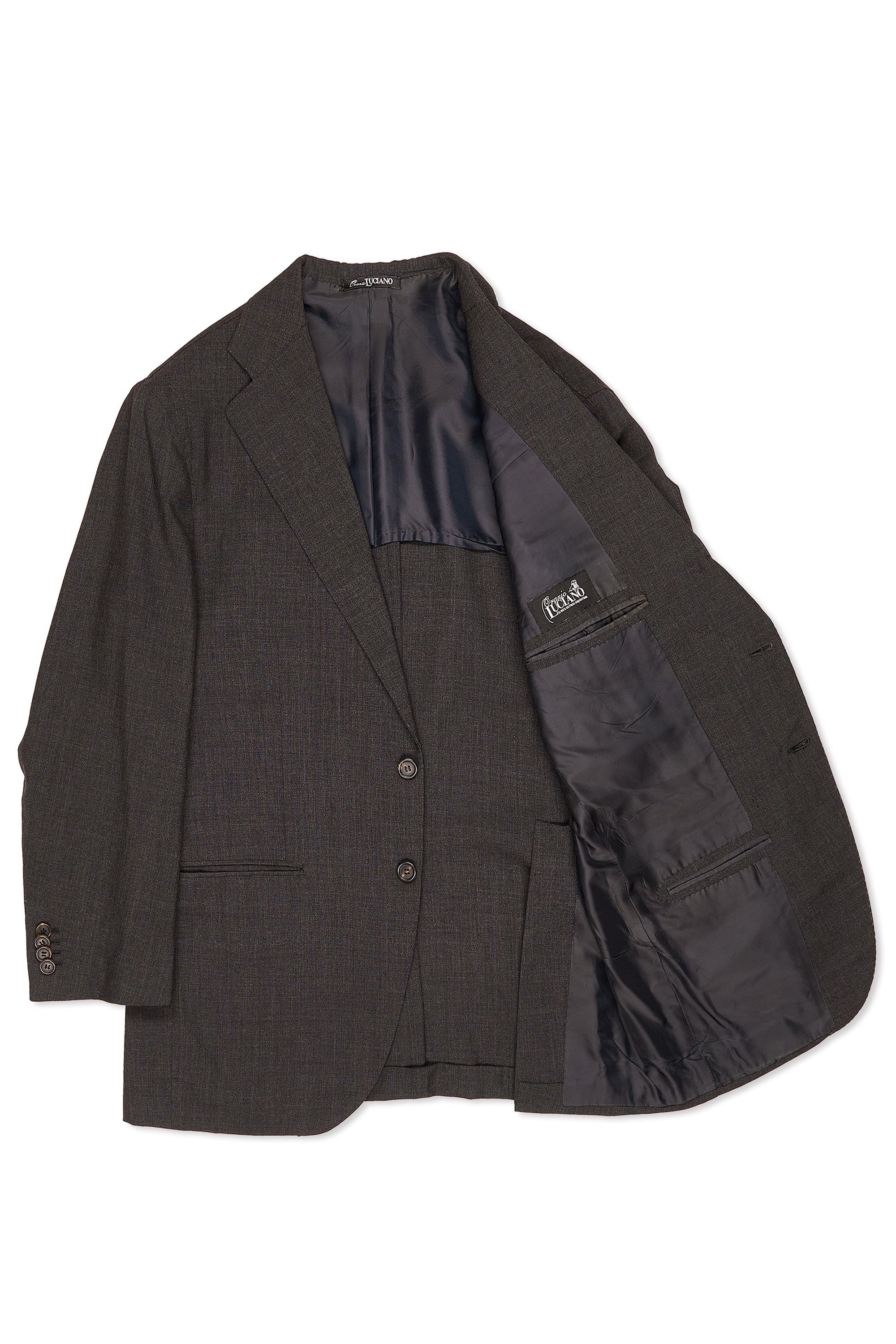 Orazio Luciano Dark Grey Wool Sport Coat