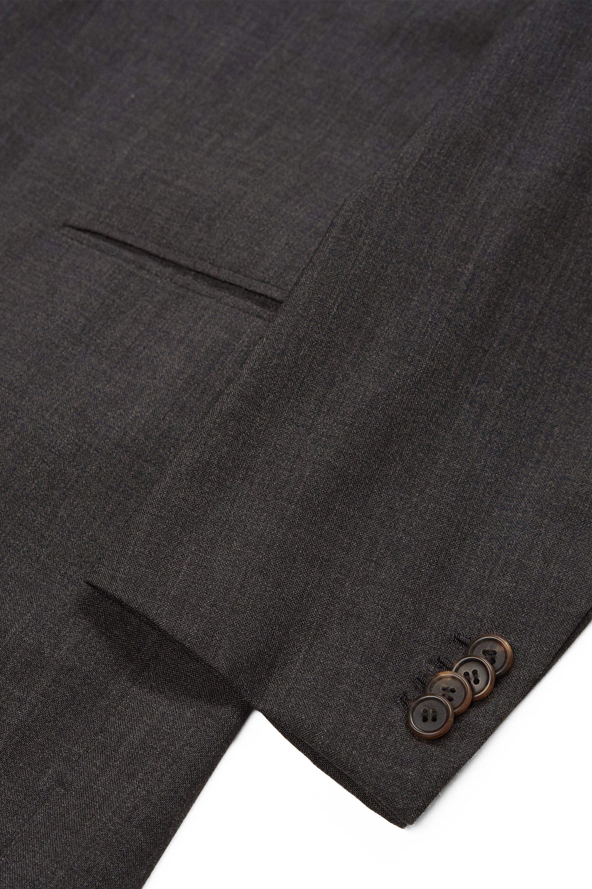 Orazio Luciano Dark Grey Wool Sport Coat