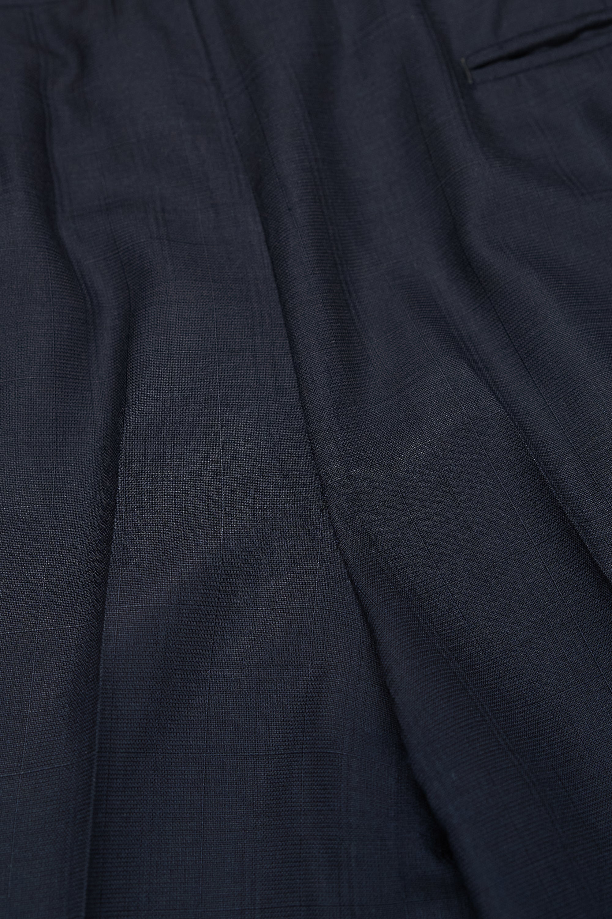 Orazio Luciano Navy Check Wool Suit with Ambrosi Trousers