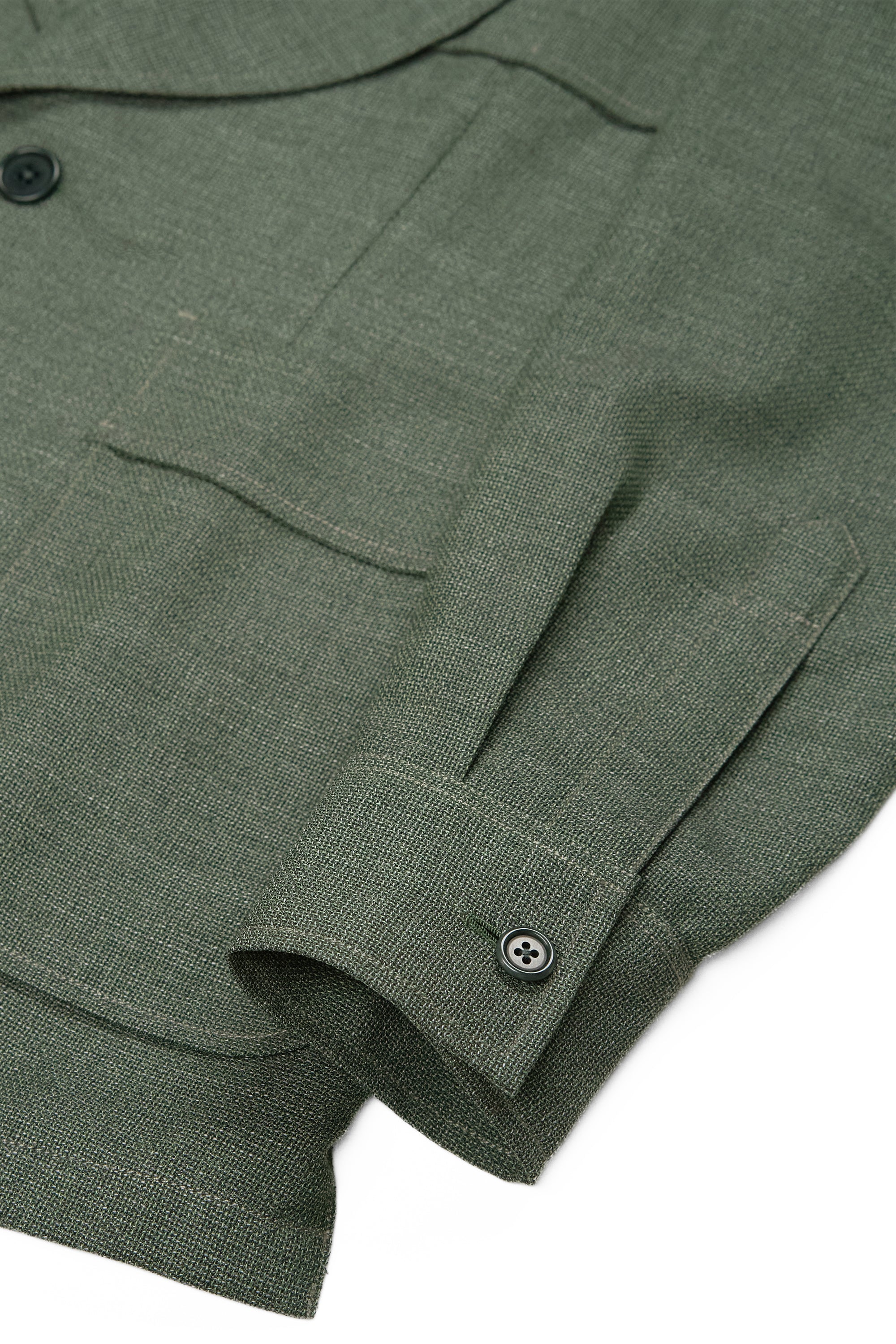 The Armoury Green Wool Loungeman Jacket