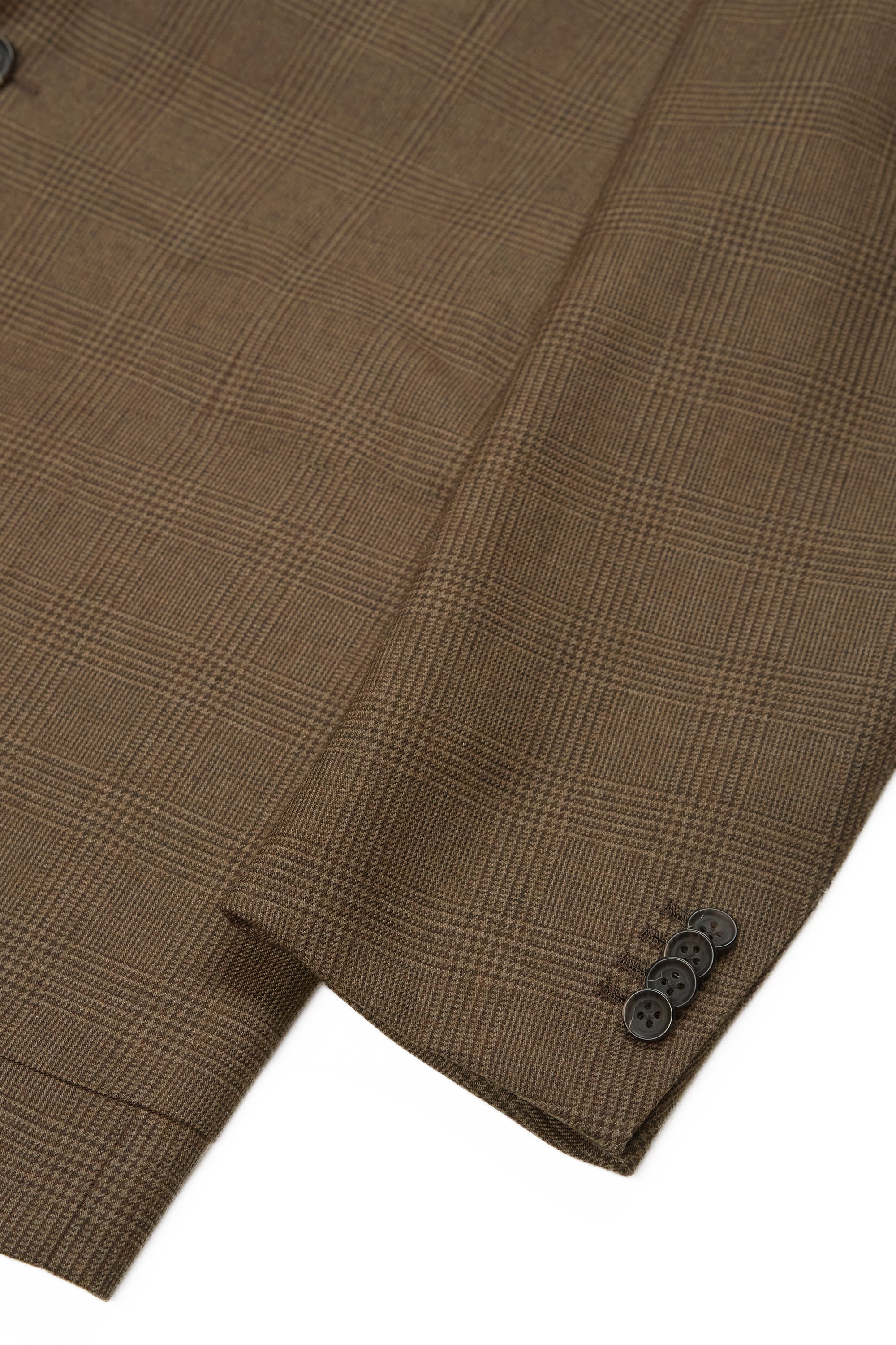 The Armoury by Ring Jacket Model 3 Brown Glen Check Wool Sport Coat