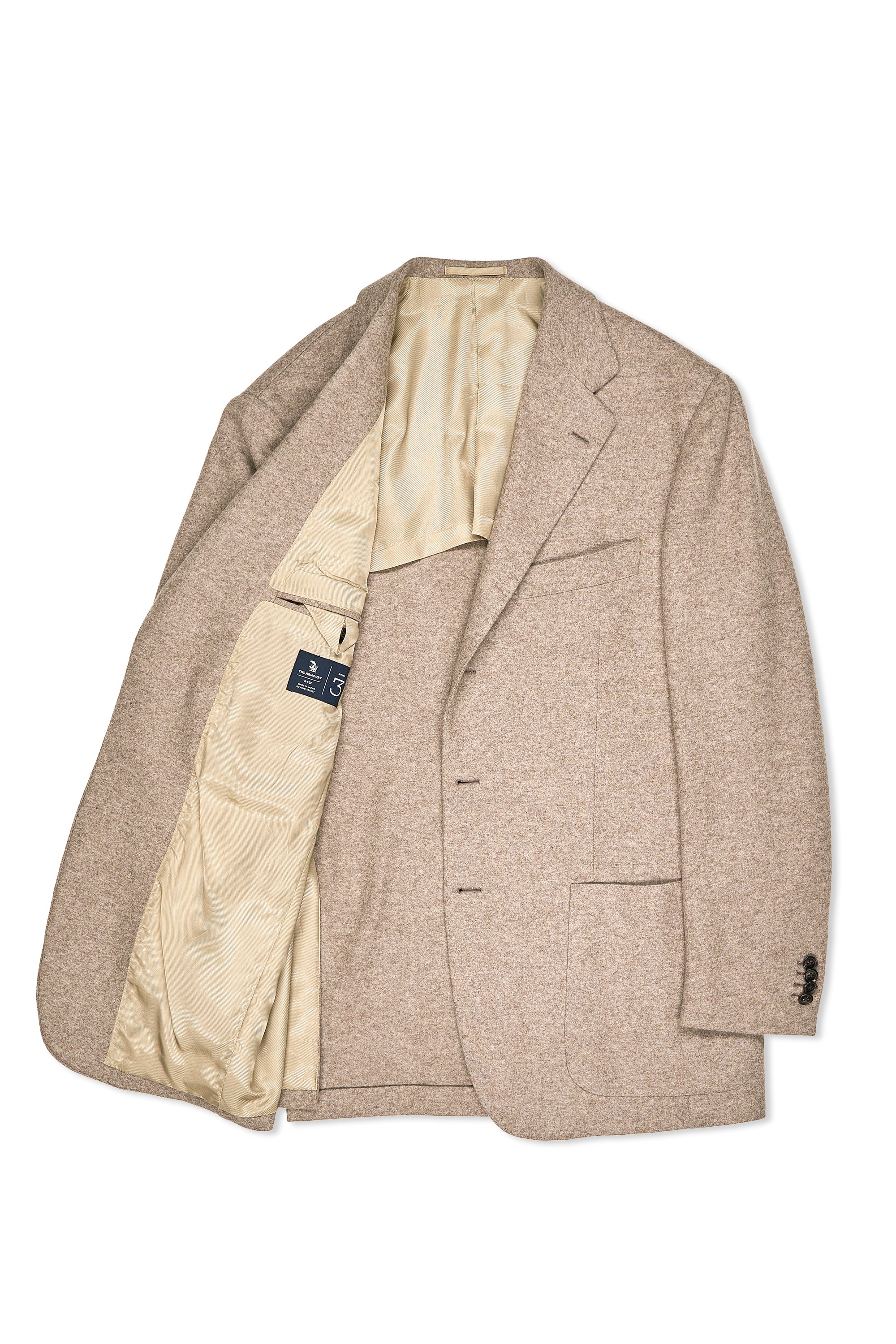 The Armoury Model 3 Light Brown Wool Sport Coat