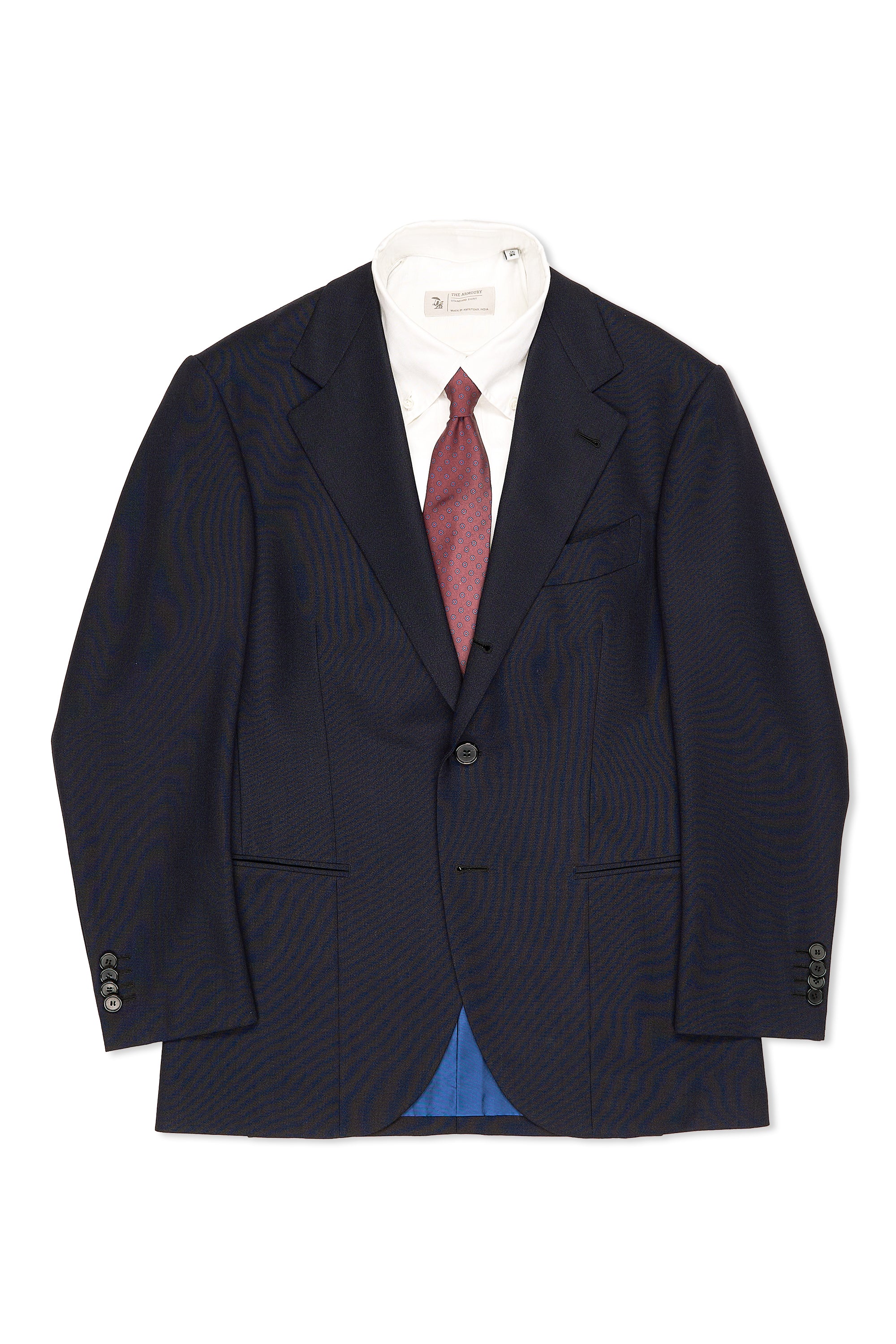 Casa Del Sarto Navy 4-ply Wool Sport Coat Bespoke