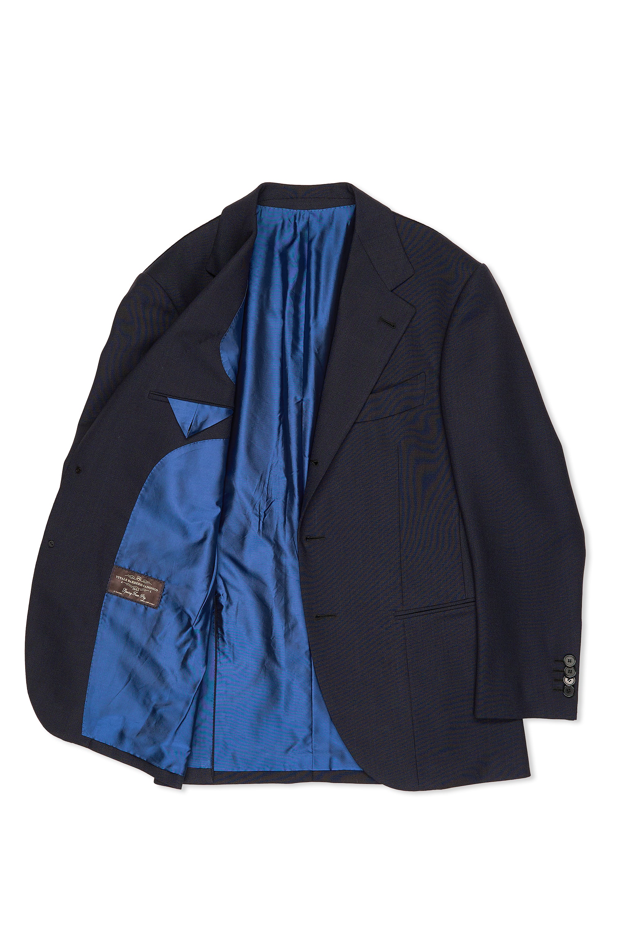 Casa Del Sarto Navy 4-ply Wool Sport Coat Bespoke