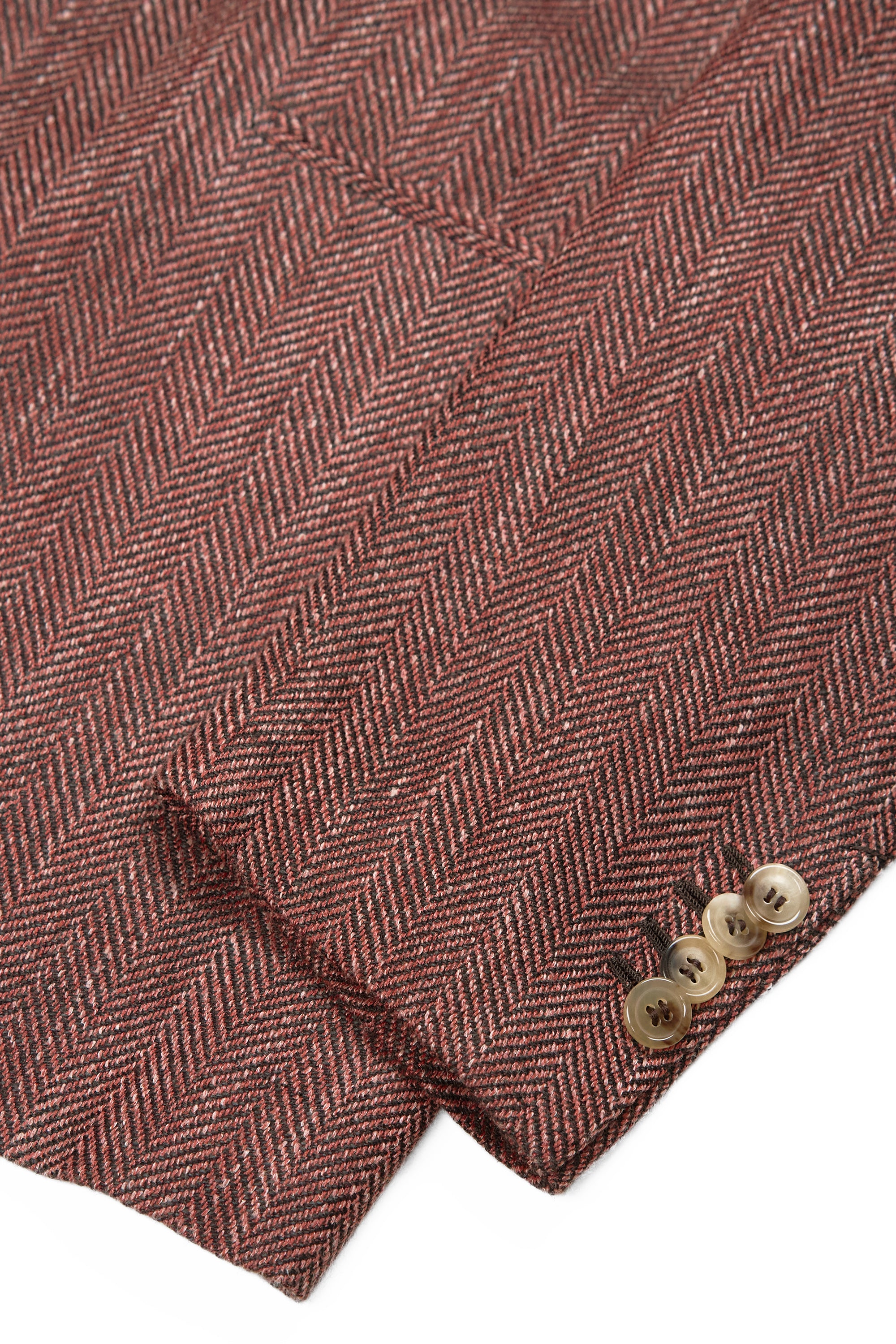 Liverano & Liverano Red/Black Wool Herringbone Sport Coat