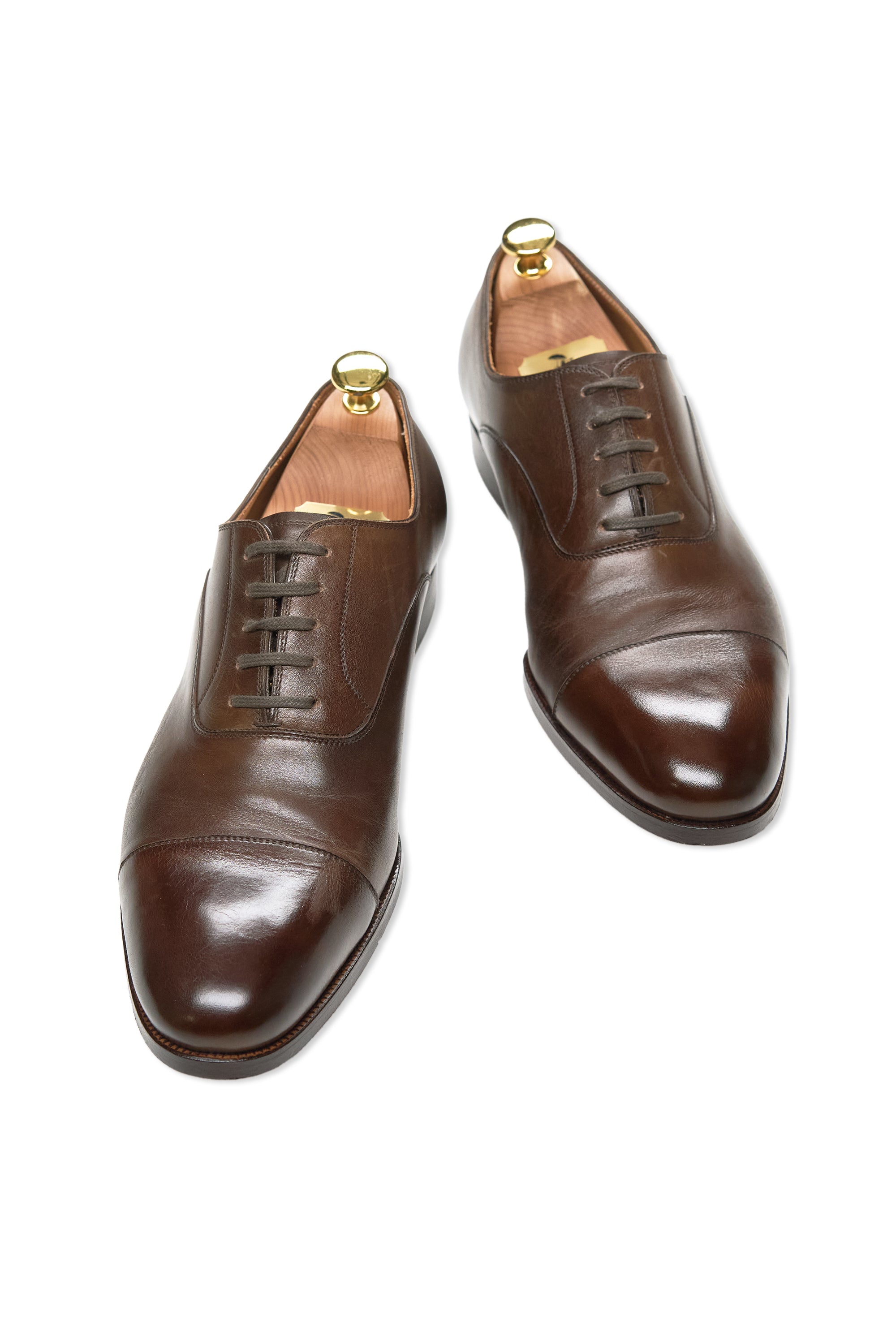 Saint Crispin's 529D Brown Calf Oxfords *fitting shoes*