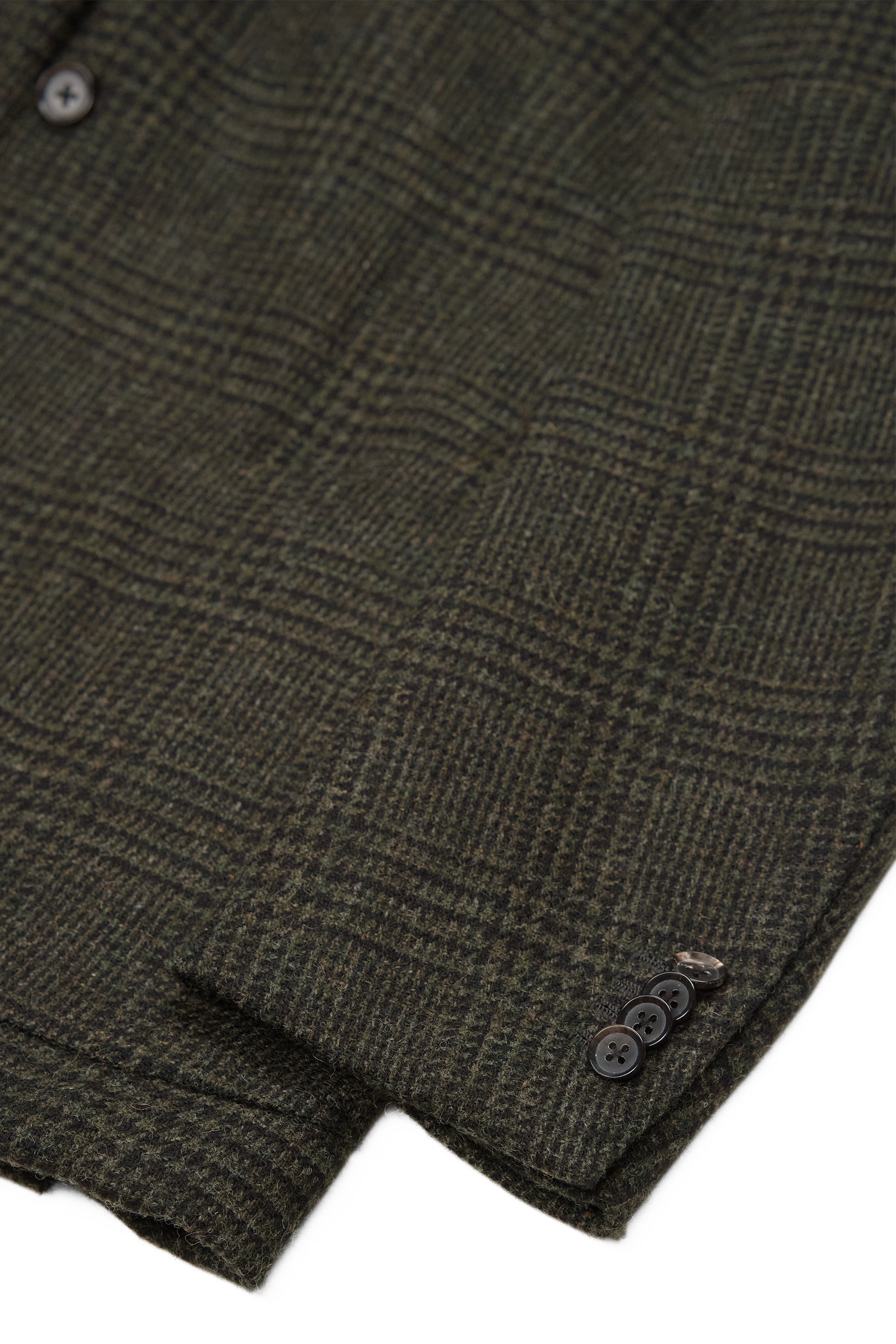 Ring Jacket Meister Green Check Wool Tweed Sport Coat