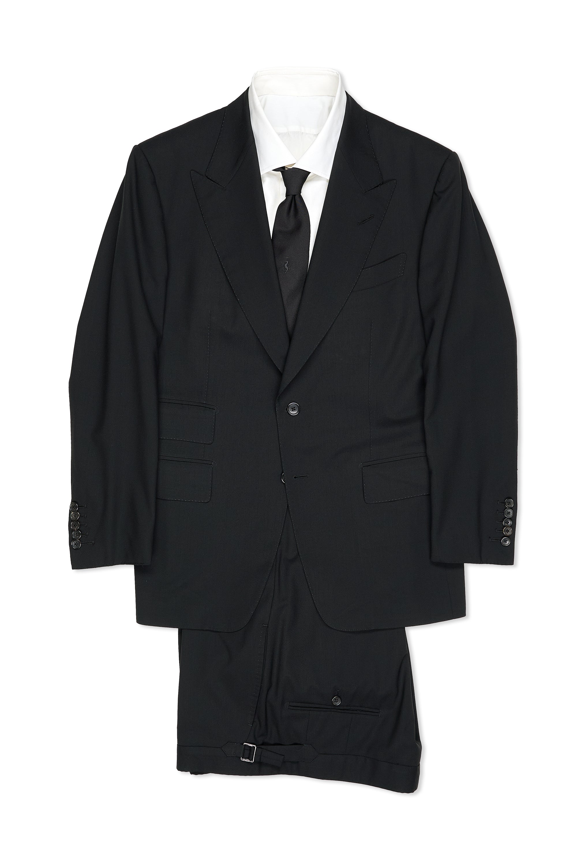 Tom Ford Black Wool Suit