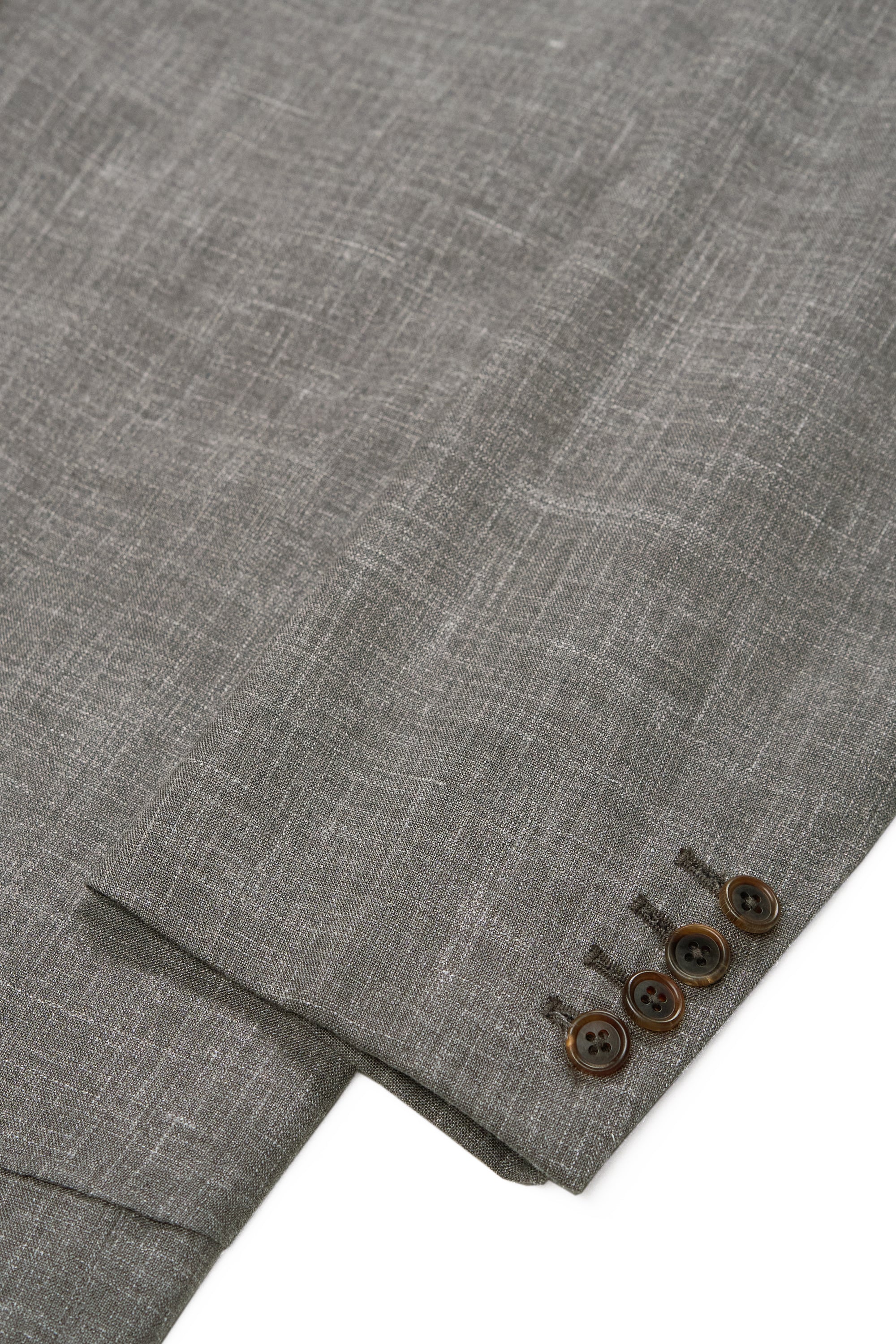 Orazio Luciano Mid Grey Wool/Silk/Linen Loro Piana Sport Coat