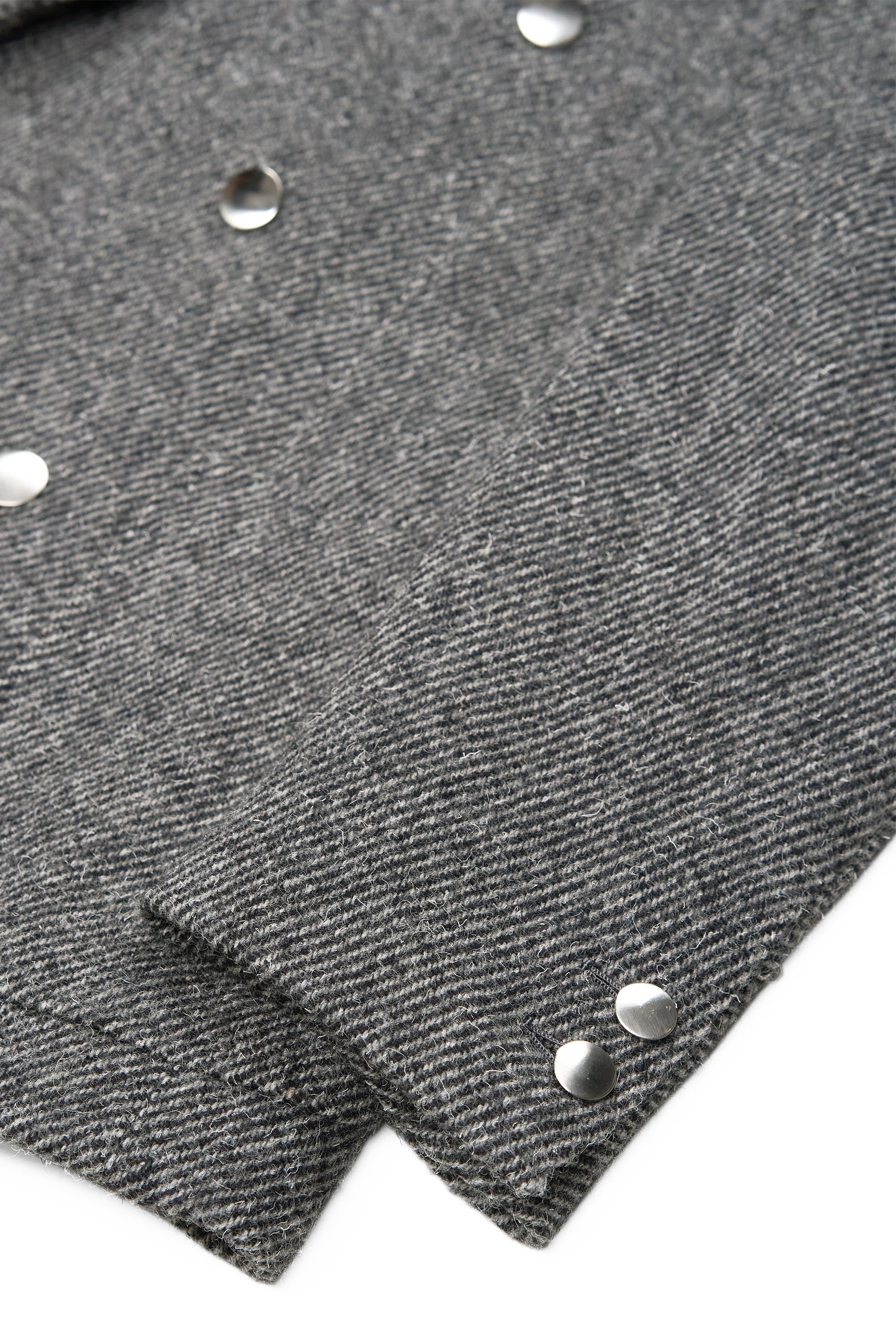 The Armoury Model 6 Grey Twill Wool Tweed DB Sport Coat