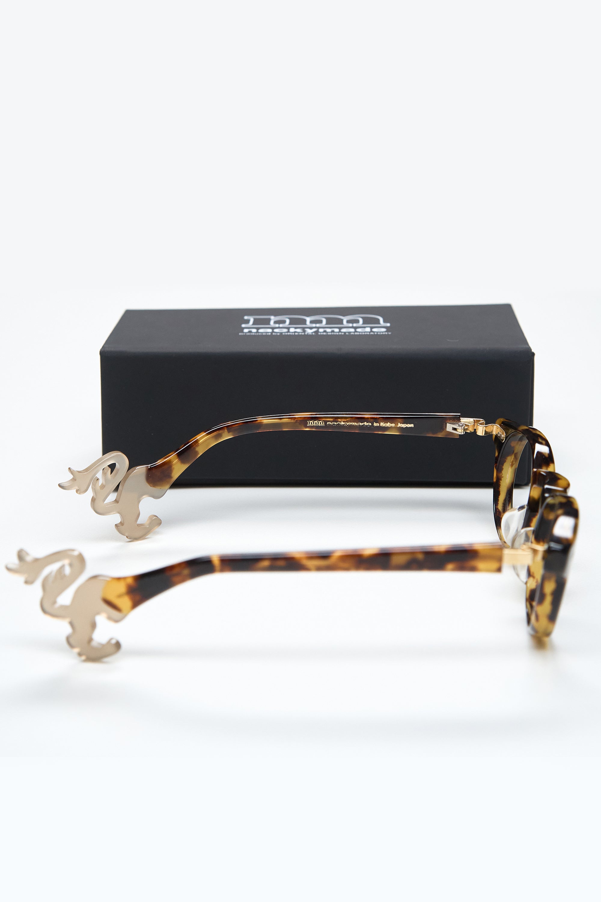 Nackymade Bespoke Prescription Glasses - Yellow Tortoise