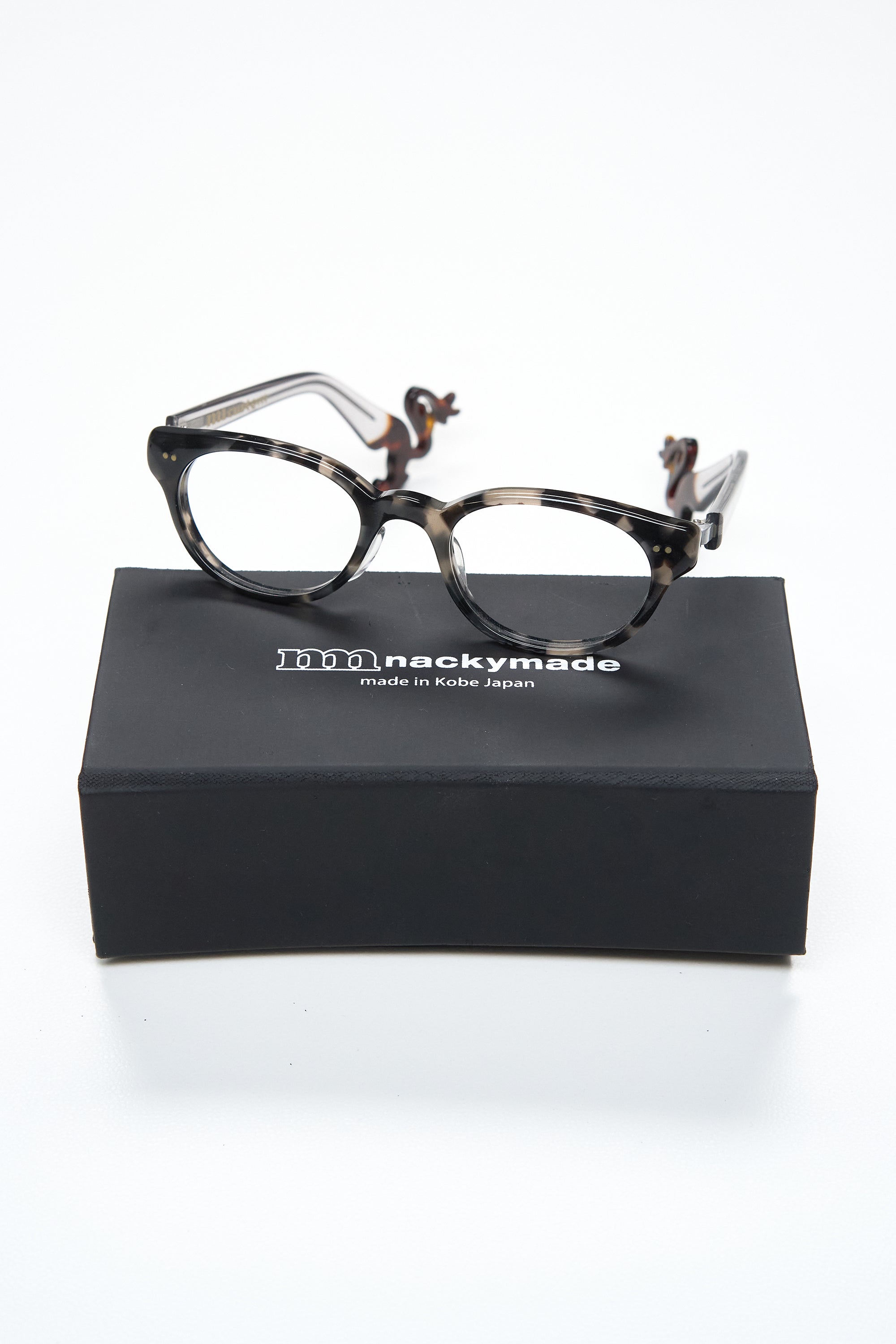 Nackymade Bespoke Prescription Glasses - Grey Gradation/Clear