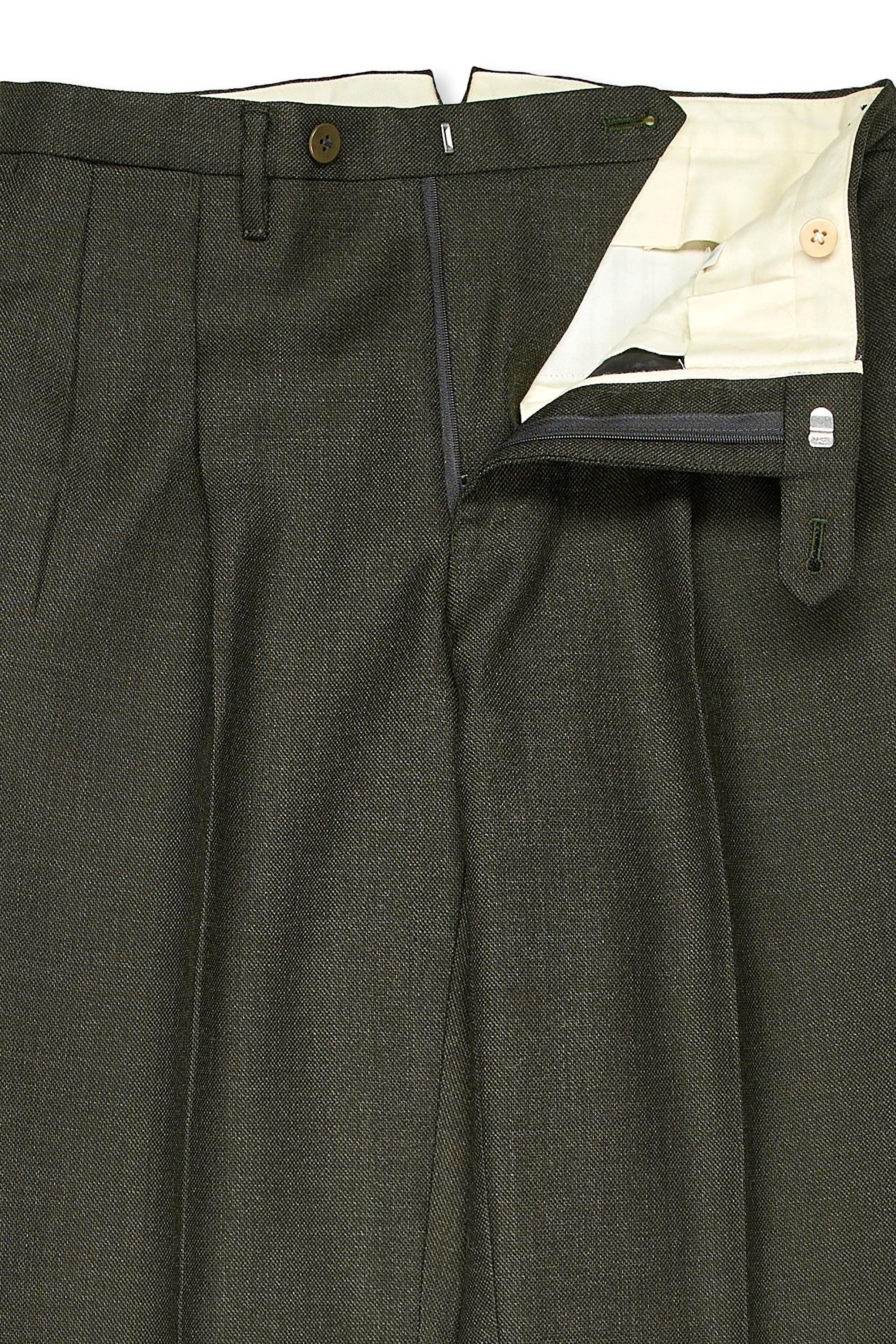 United Arrows Sovereign Dark Green Wool Suit