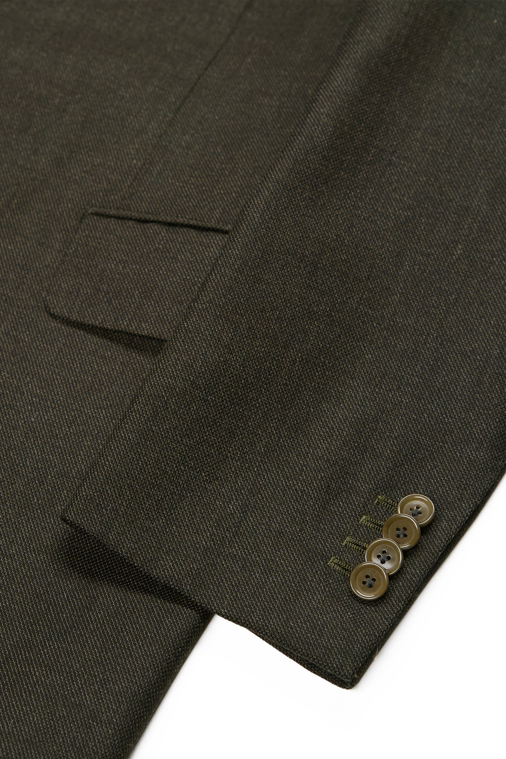 United Arrows Sovereign Dark Green Wool Suit