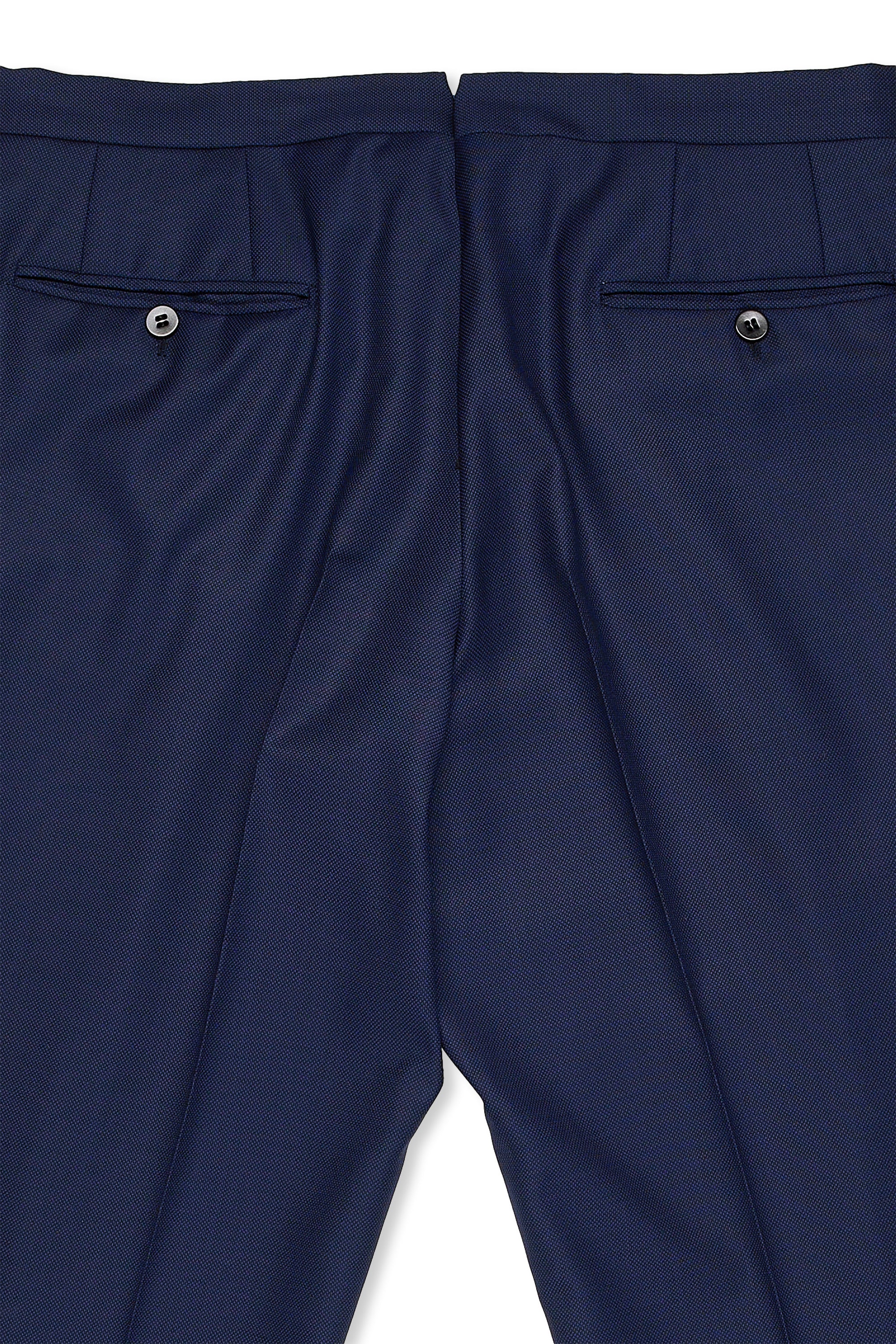 Orazio Luciano Navy Virgin Wool 3 Piece Suit