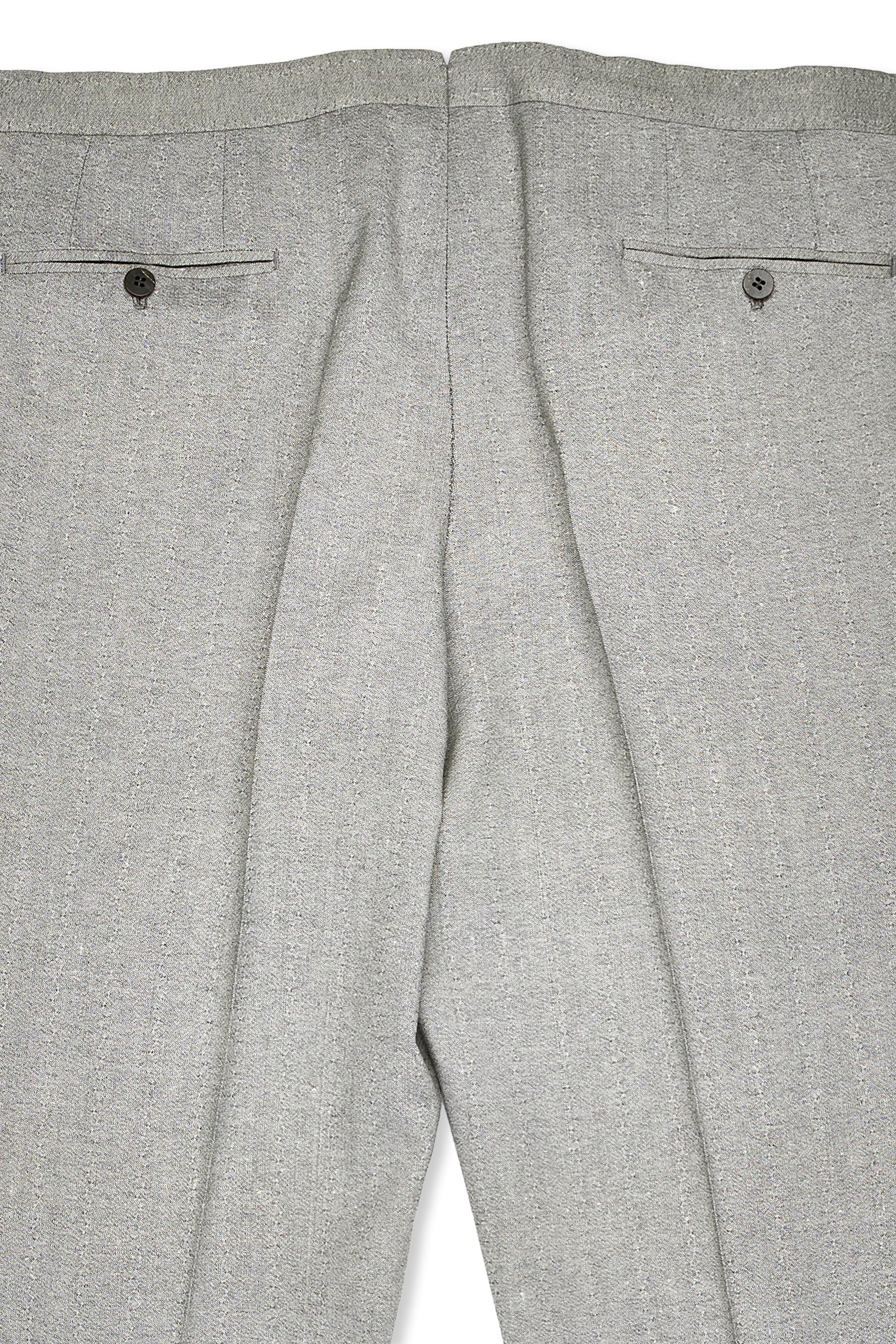 Orazio Luciano Light Grey Textured Wool Suit