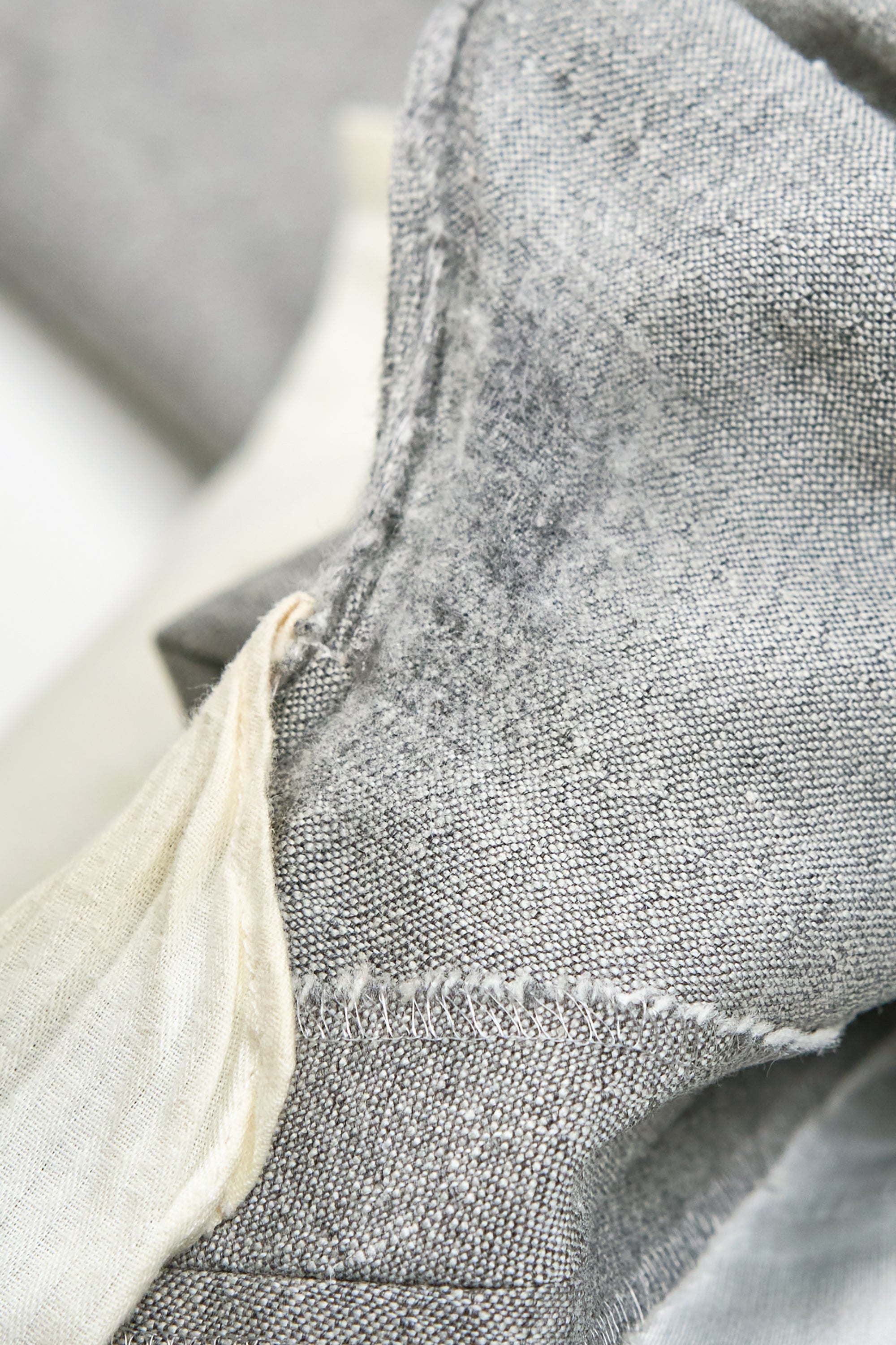 Orazio Luciano Light Grey Textured Wool Suit