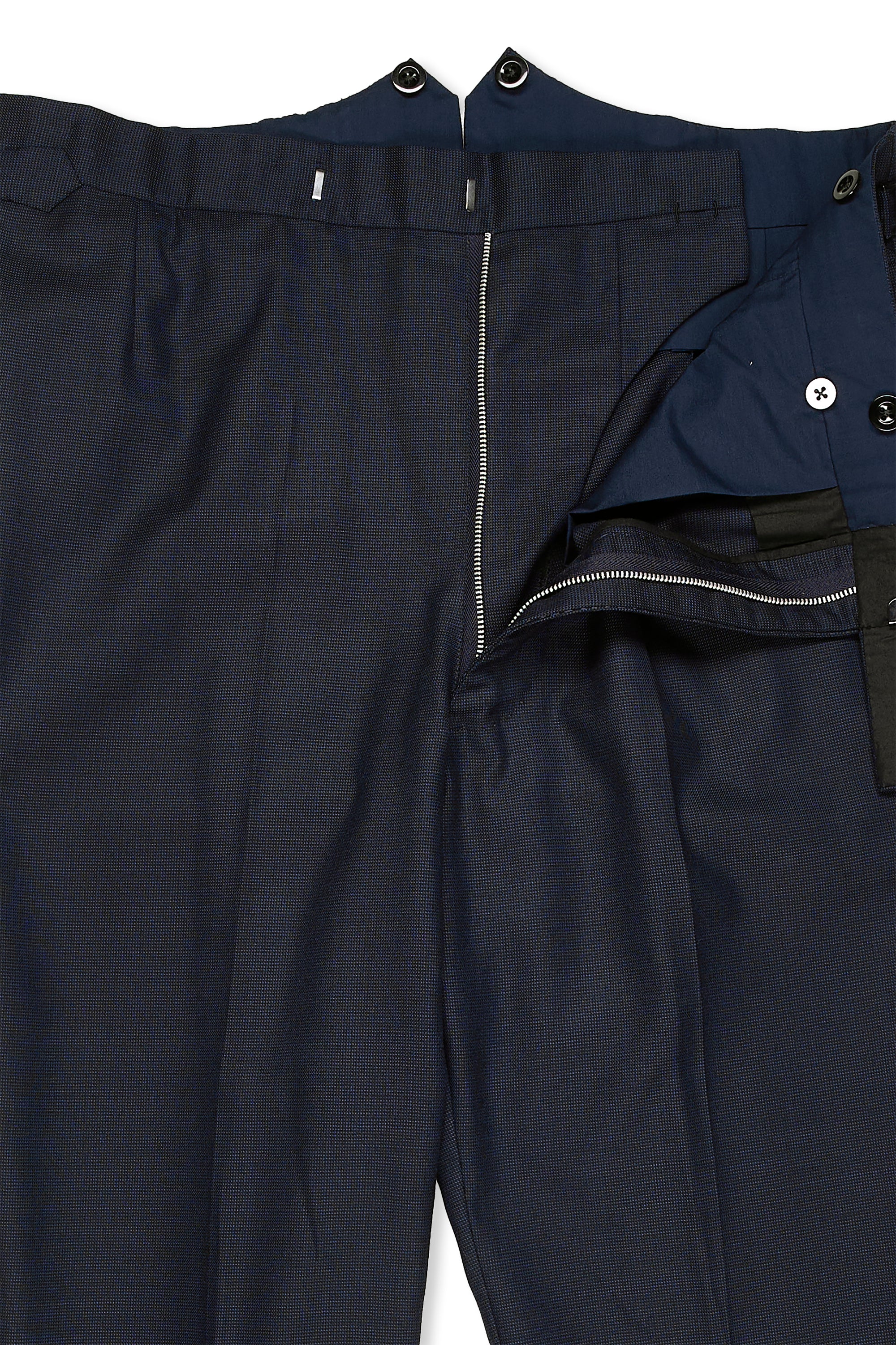 Richard James Navy Wool Suit Bespoke
