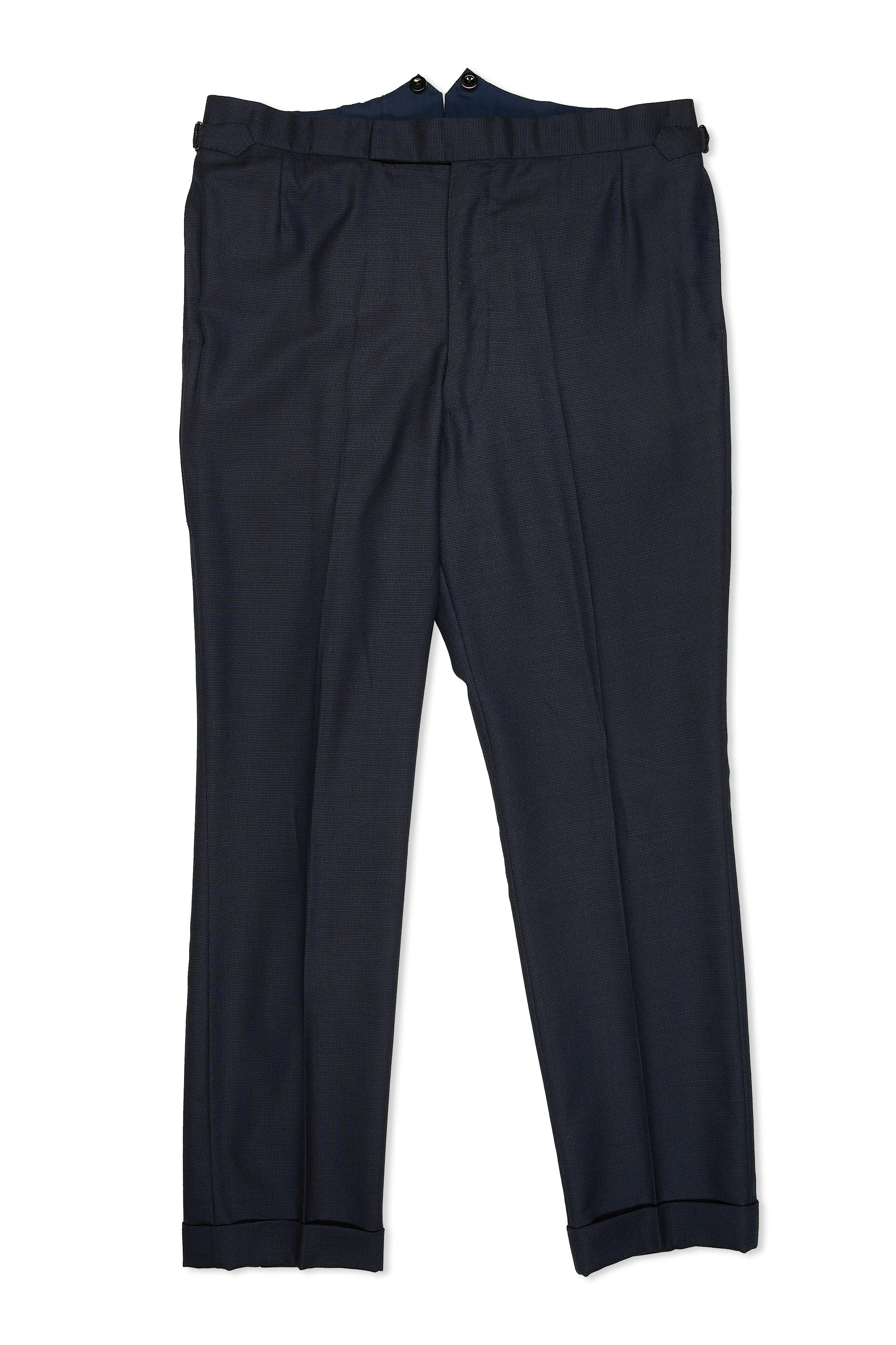 Richard James Navy Wool Suit Bespoke