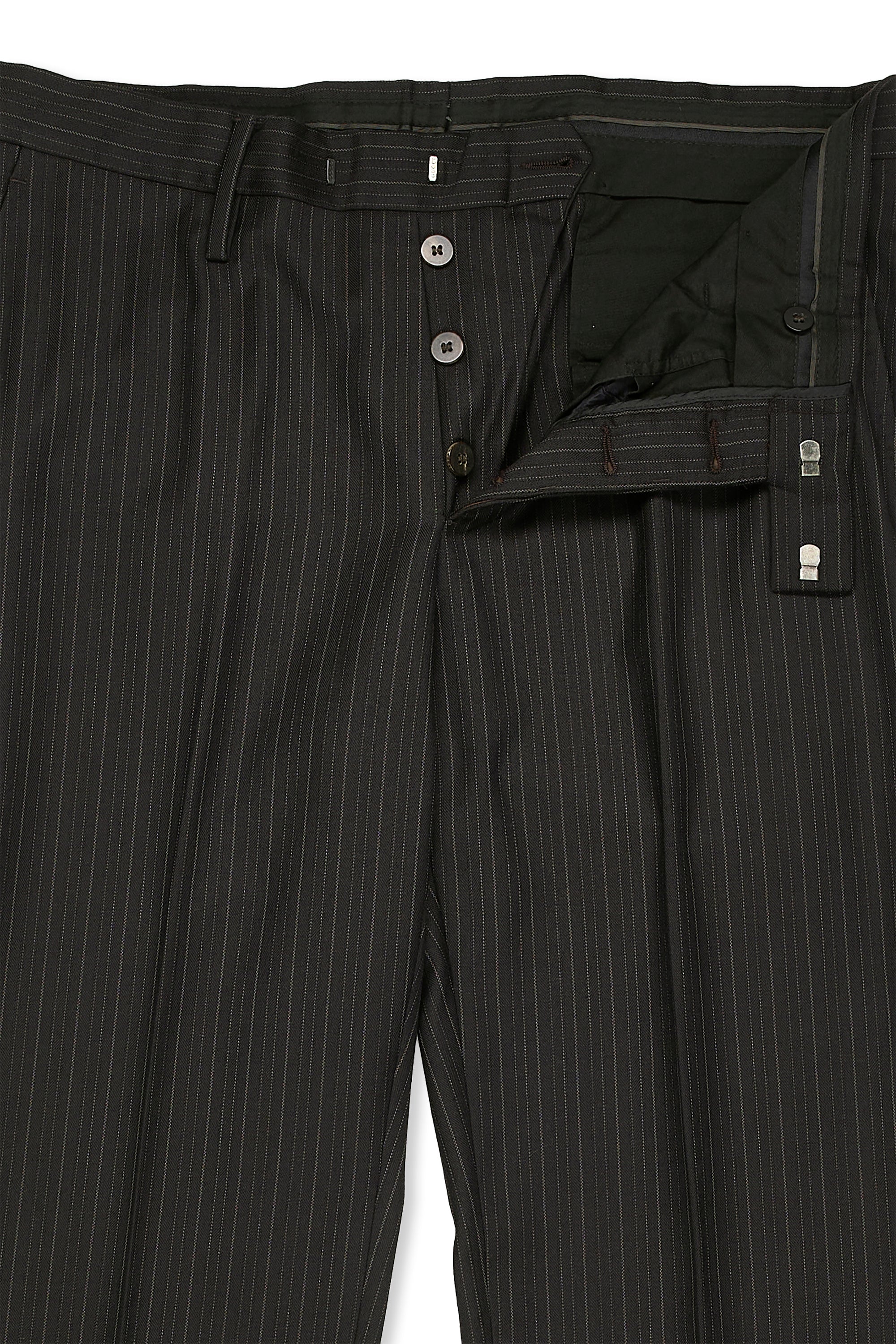 Gucci Charcoal Pinstripe Wool/Cashmere Suit
