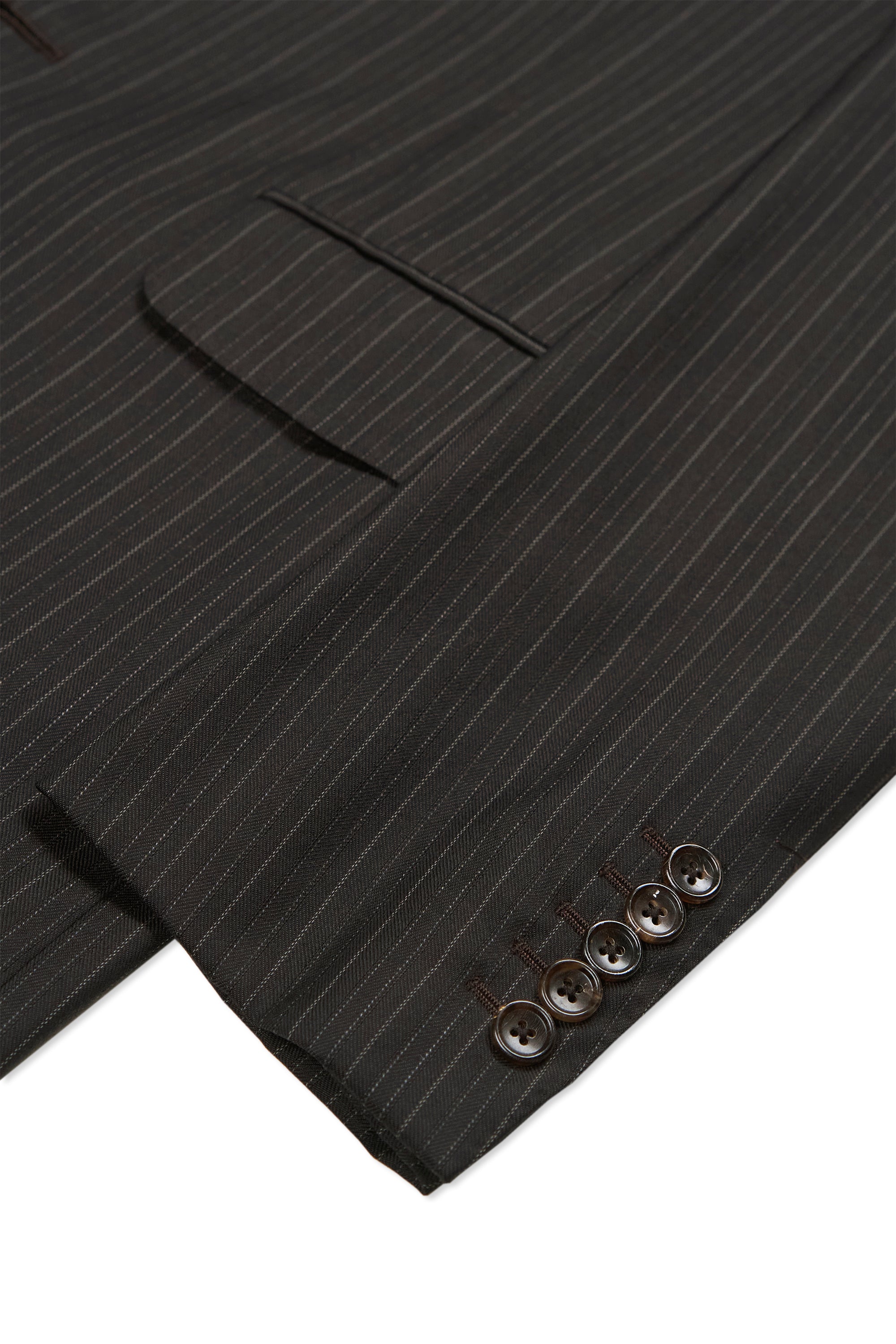 Gucci Charcoal Pinstripe Wool/Cashmere Suit