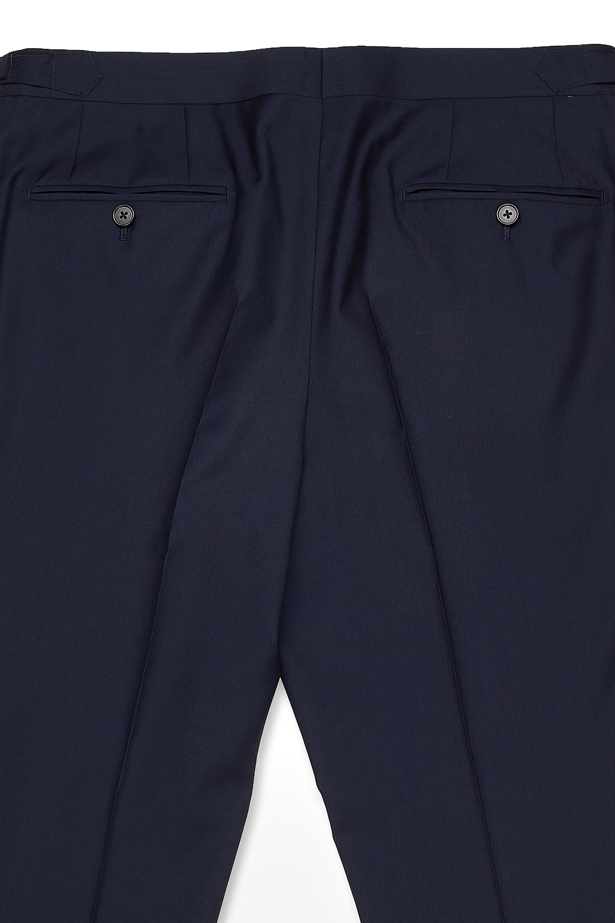 Ascot Chang Navy Wool Twill Suit