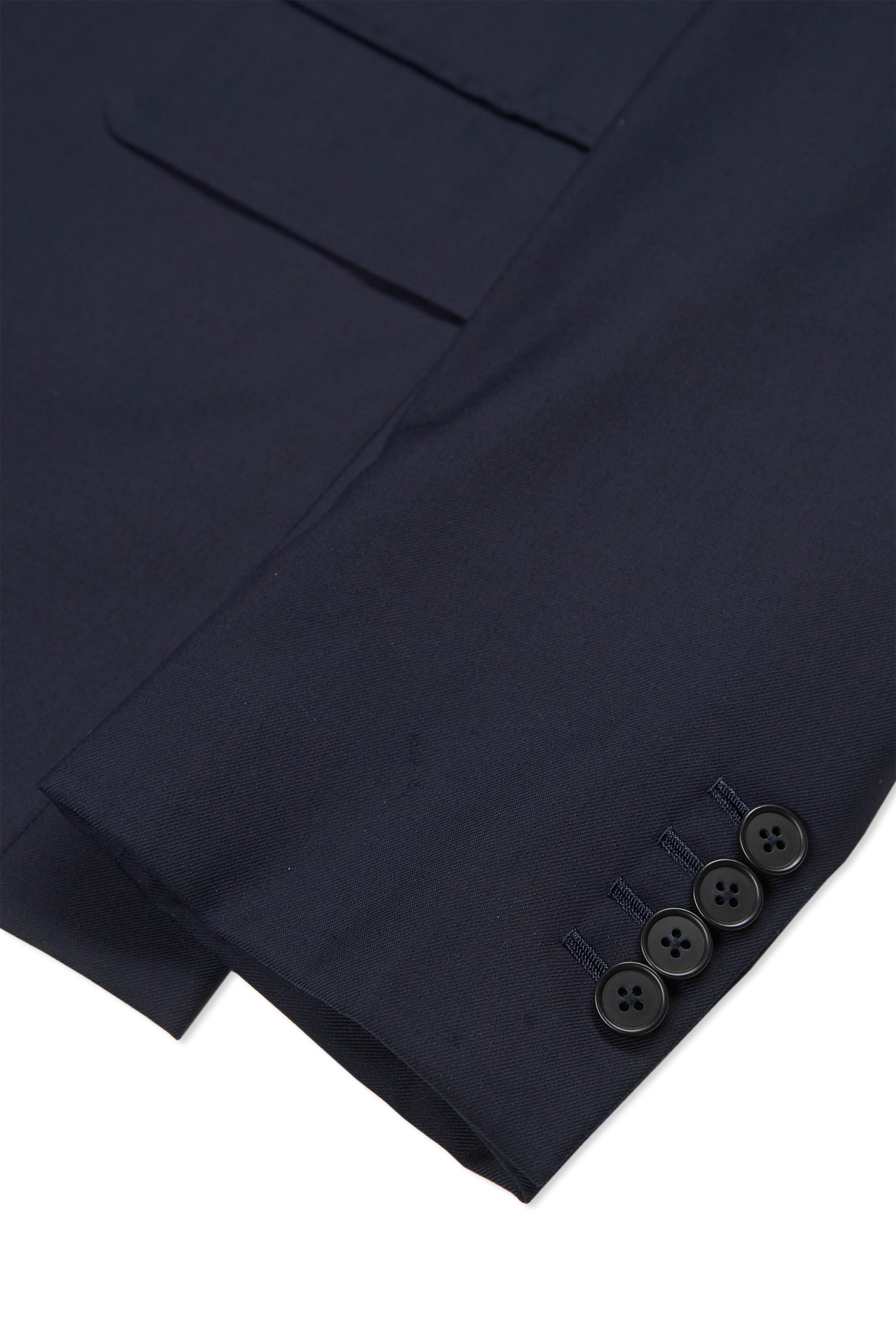 Ascot Chang Navy Wool Twill Suit