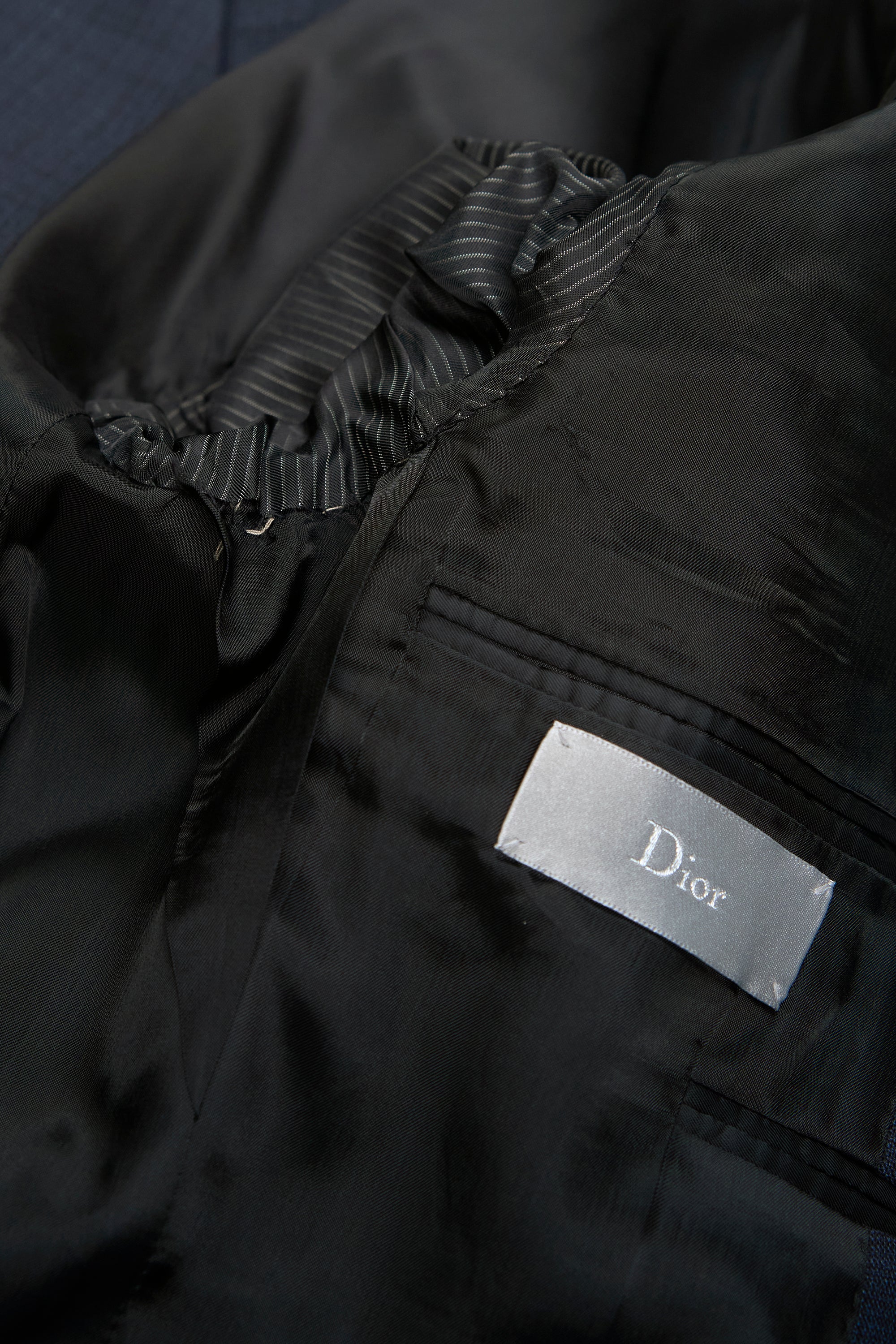 Dior Navy with Black Check Wool Suit