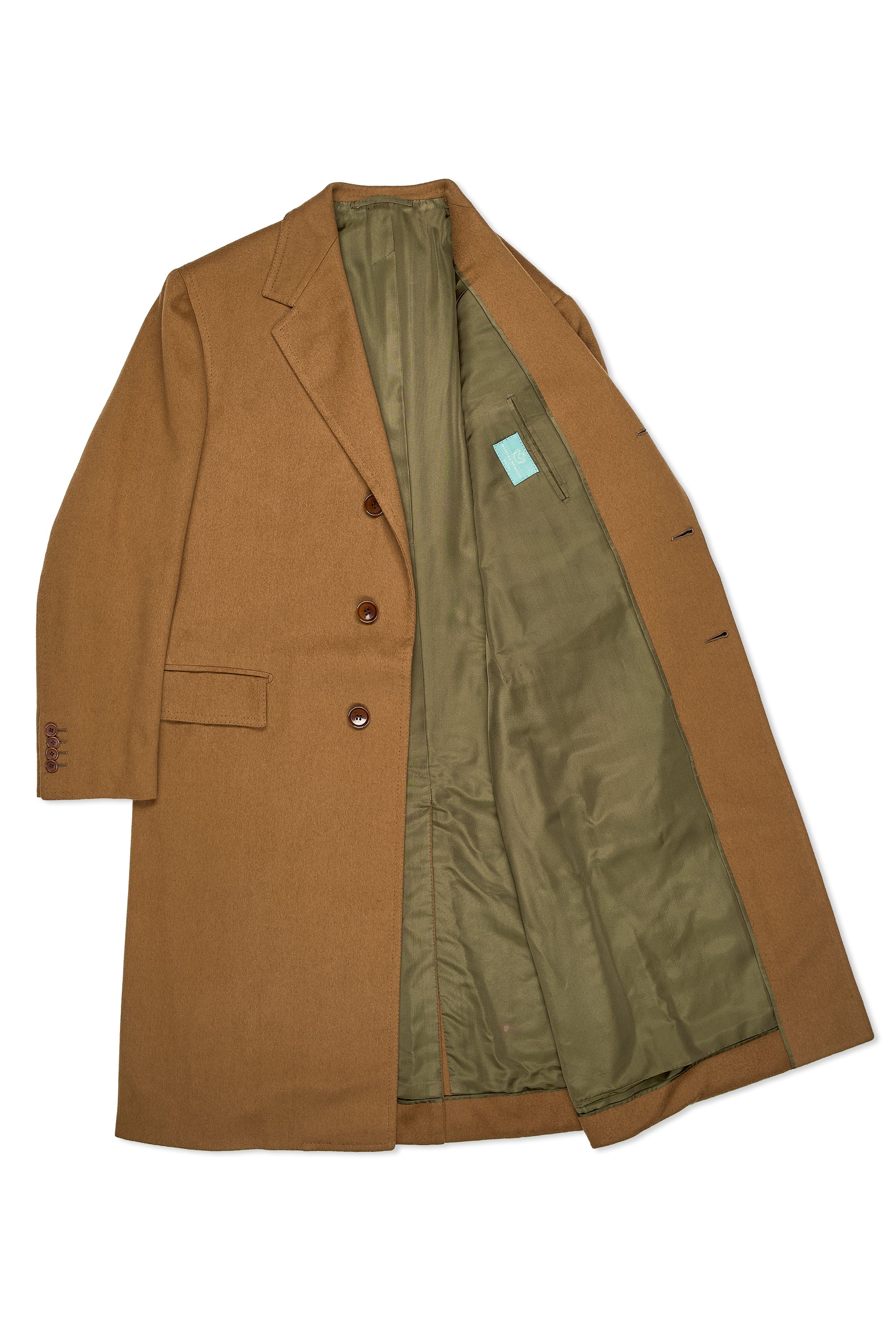 Musella Dembech Brown Wool Overcoat