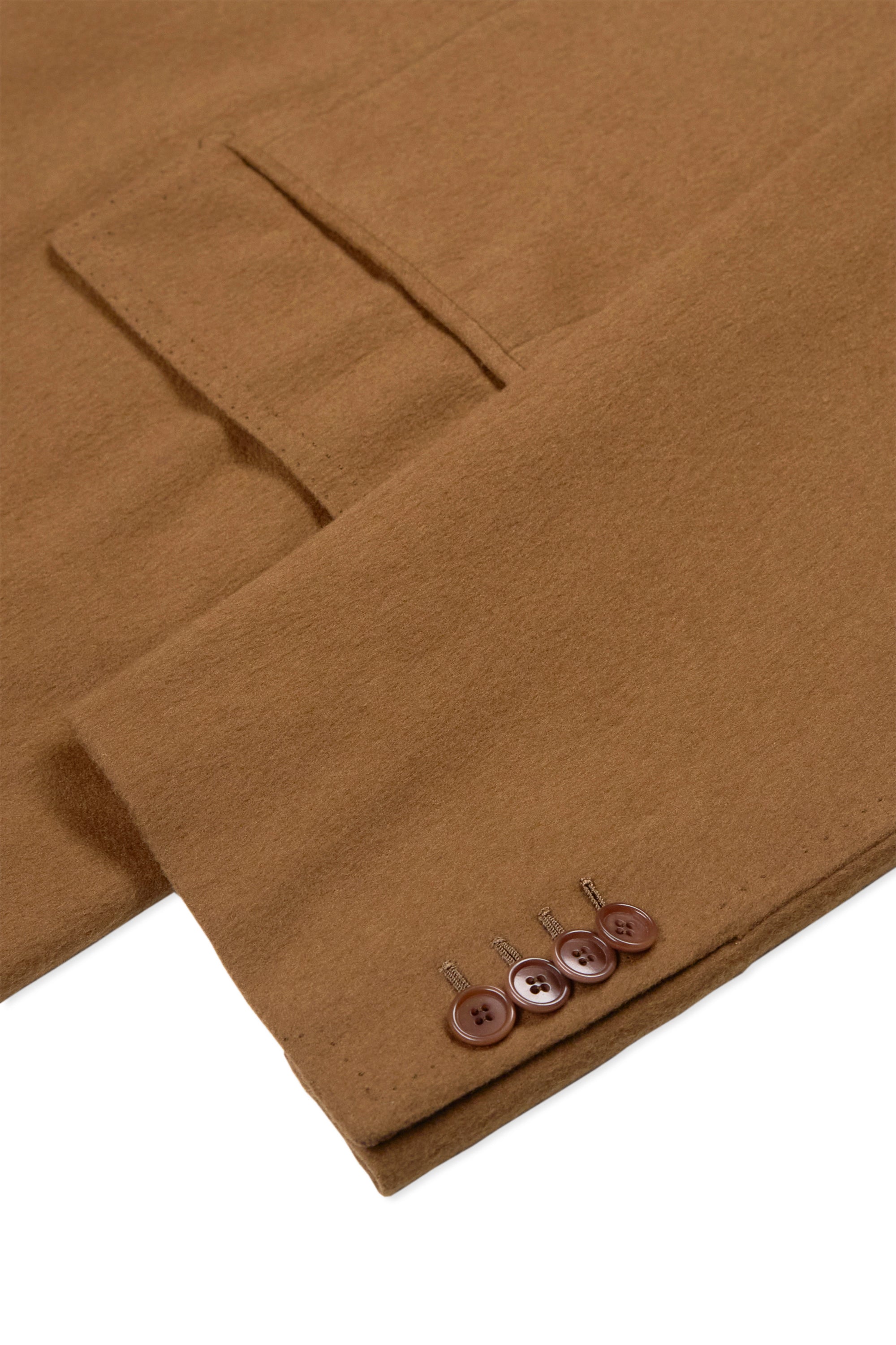 Musella Dembech Brown Wool Overcoat