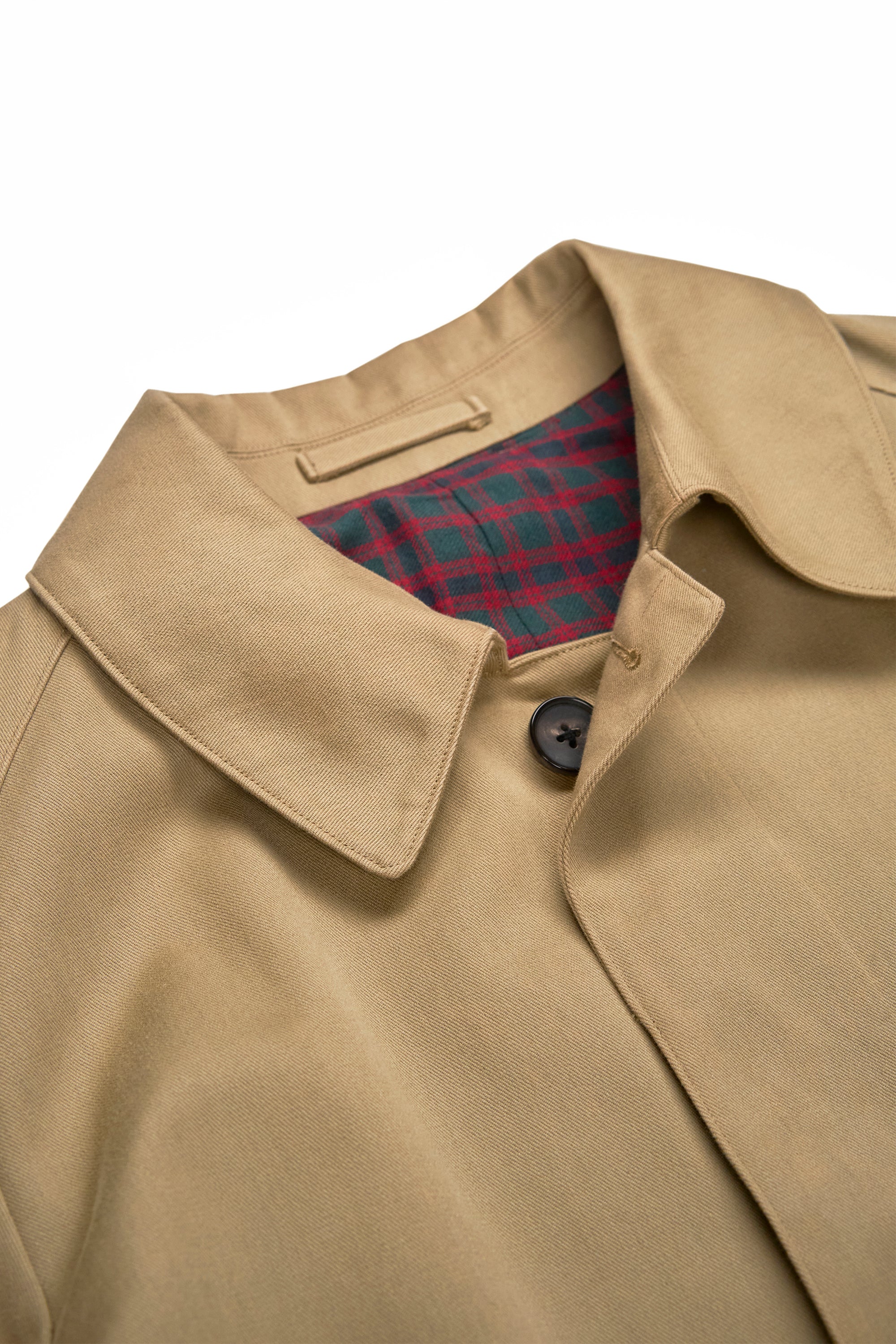 Ring Jacket Beige Cotton/Mohair Trench Coat