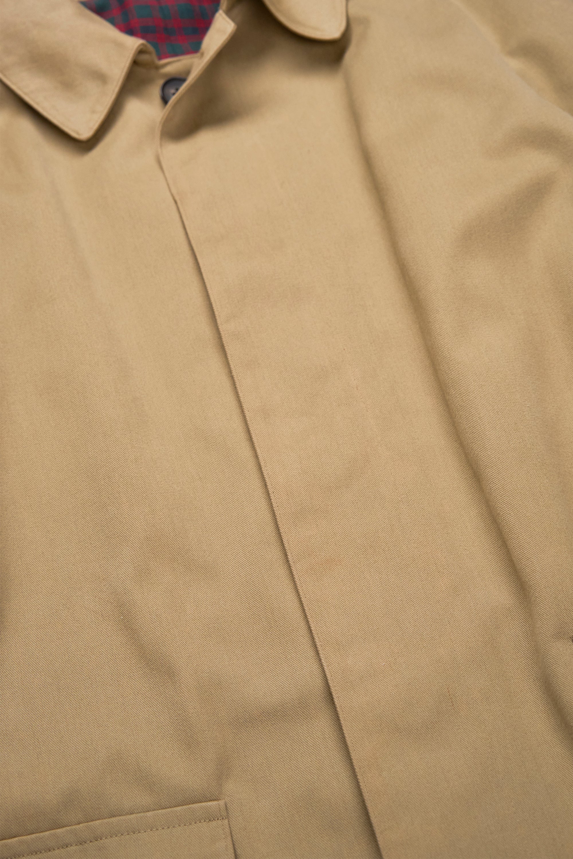 Ring Jacket Beige Cotton/Mohair Trench Coat