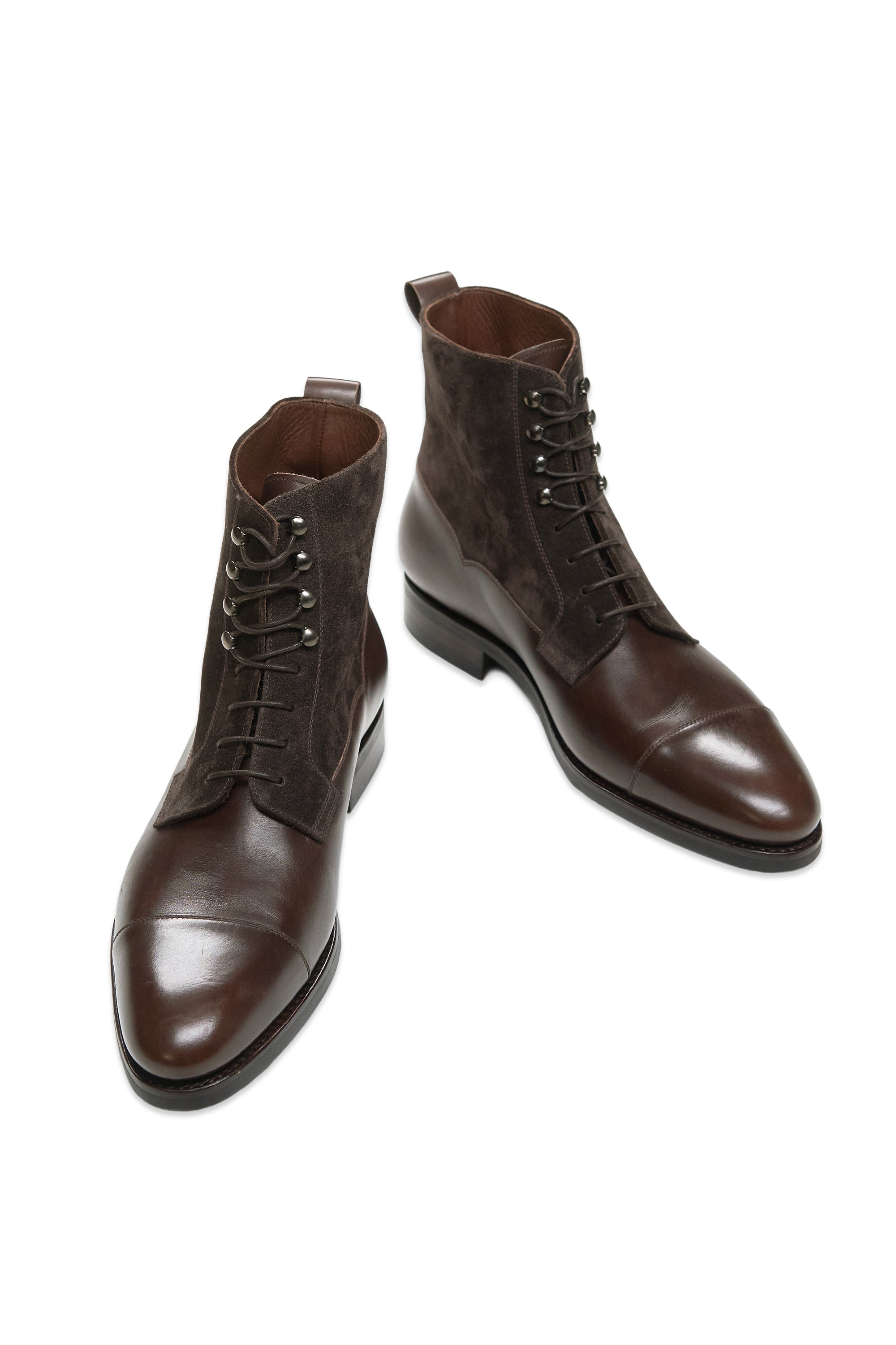 Casa Fagliano Brown Calf with Suede Boots
