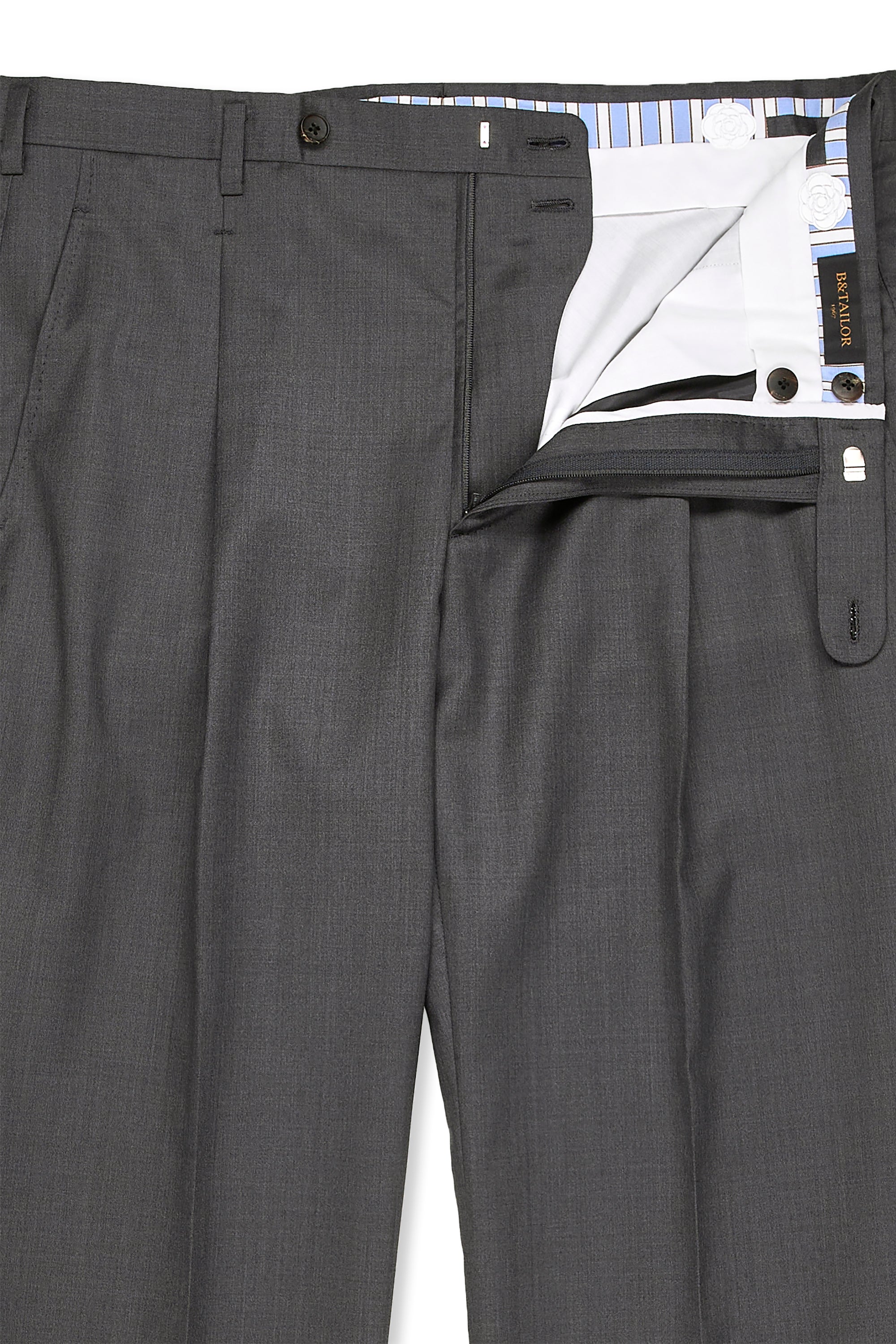 B&Tailor Grey Wool Suit MTM