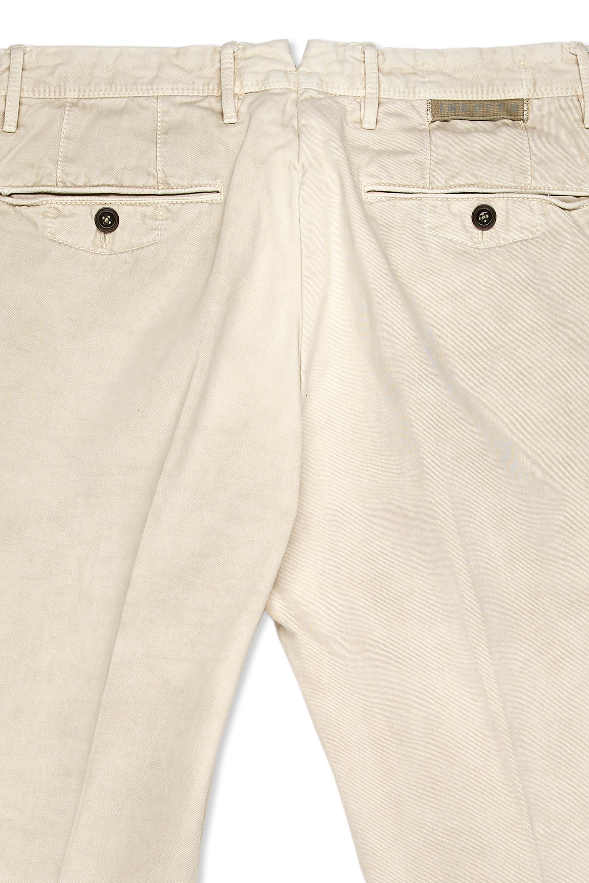 Incotex Beige Cotton Trousers