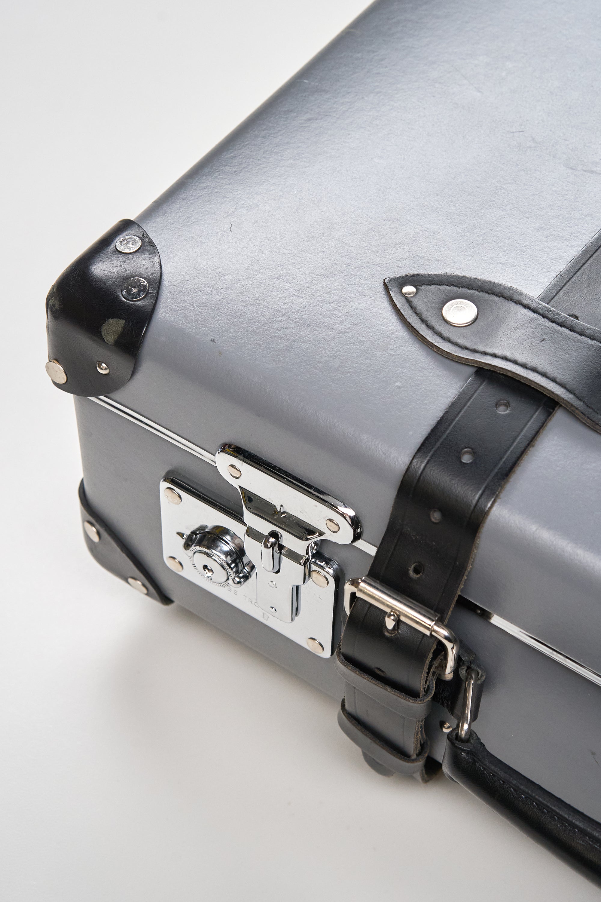 Globe Trotter Grey with Black Luggage
