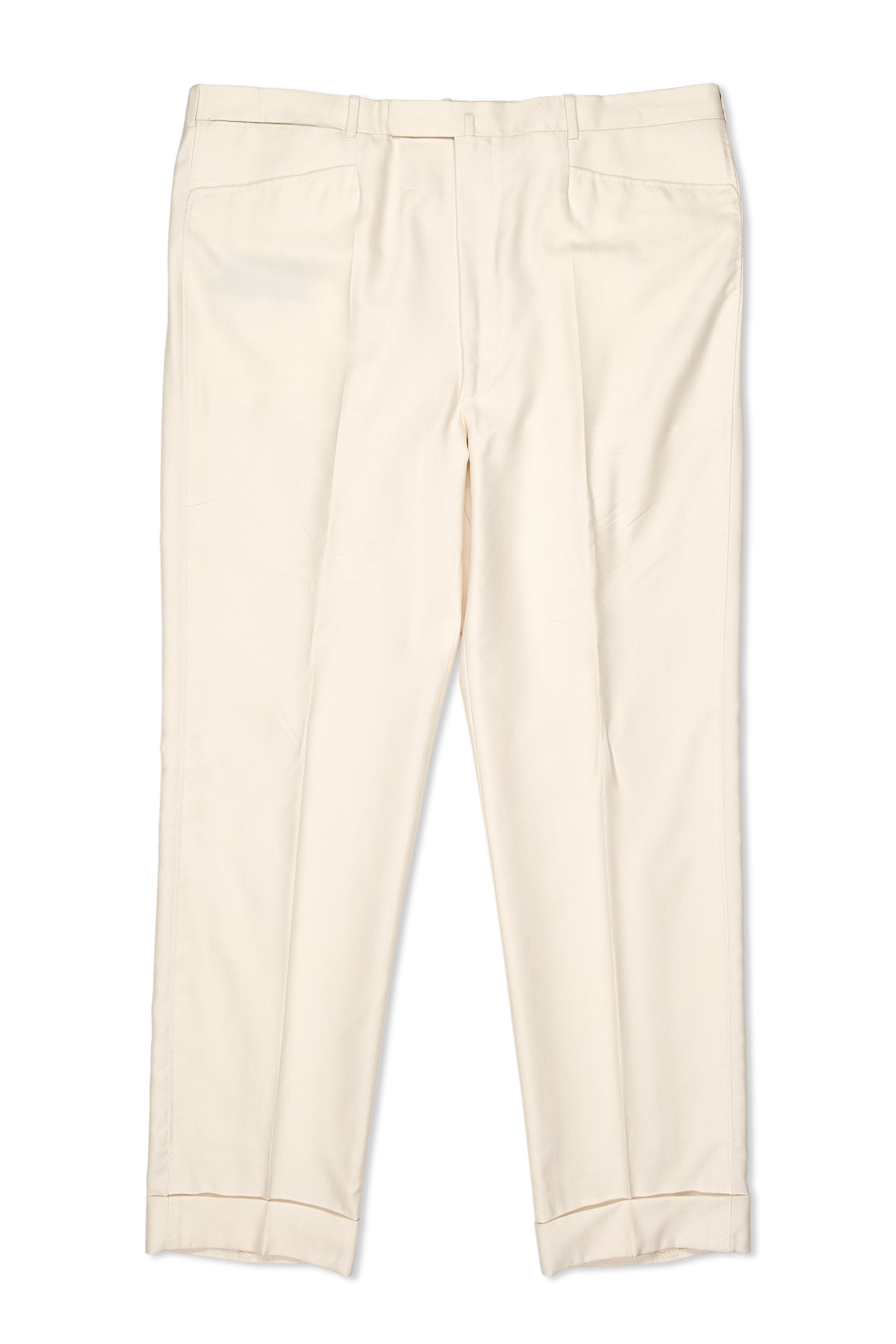 Francesco Smalto Cream Pashmina/Silk Herringbone Suit Bespoke