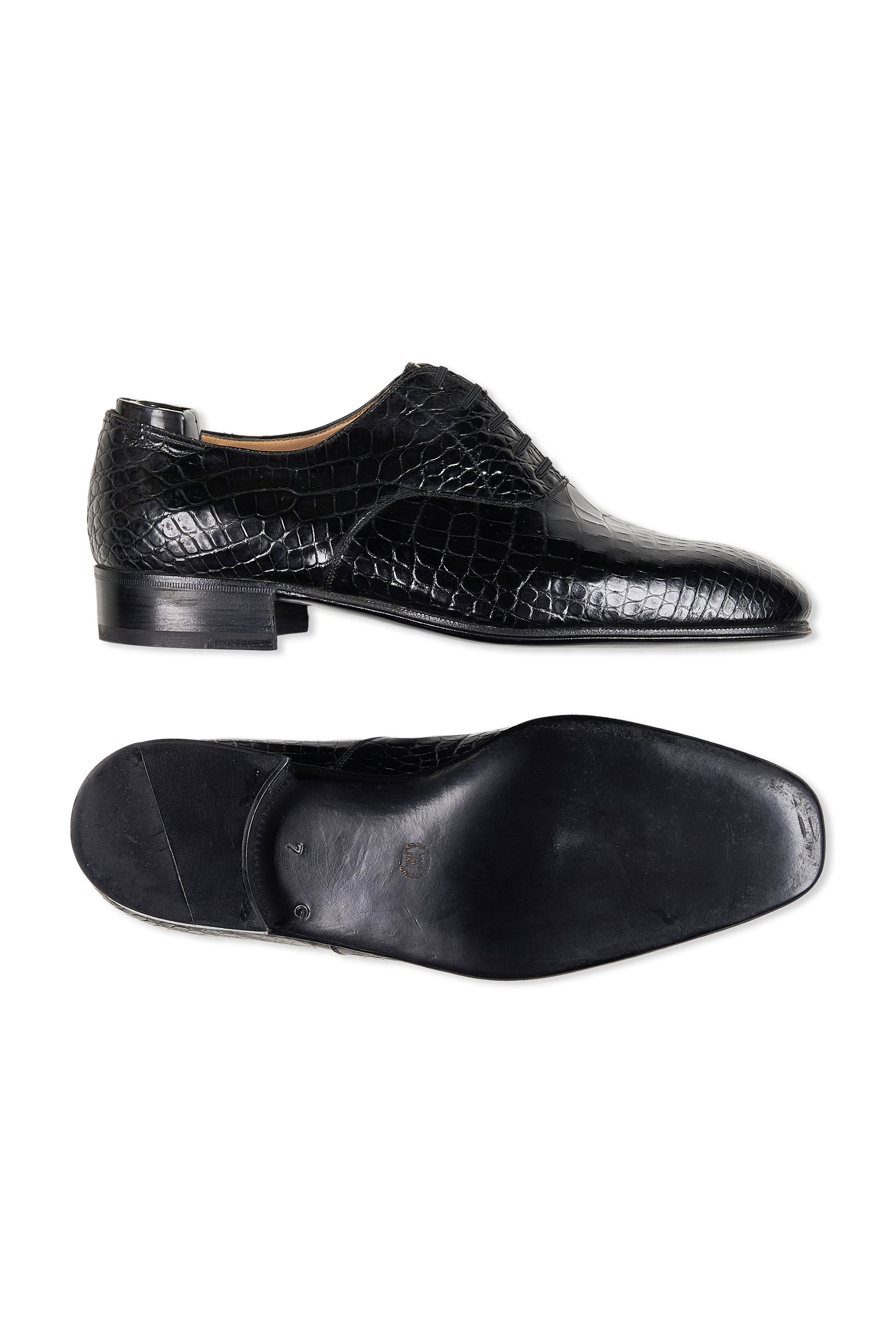 Zilli Python Shoes Zilli Black Leather Oxford Shoes – Drop 93
