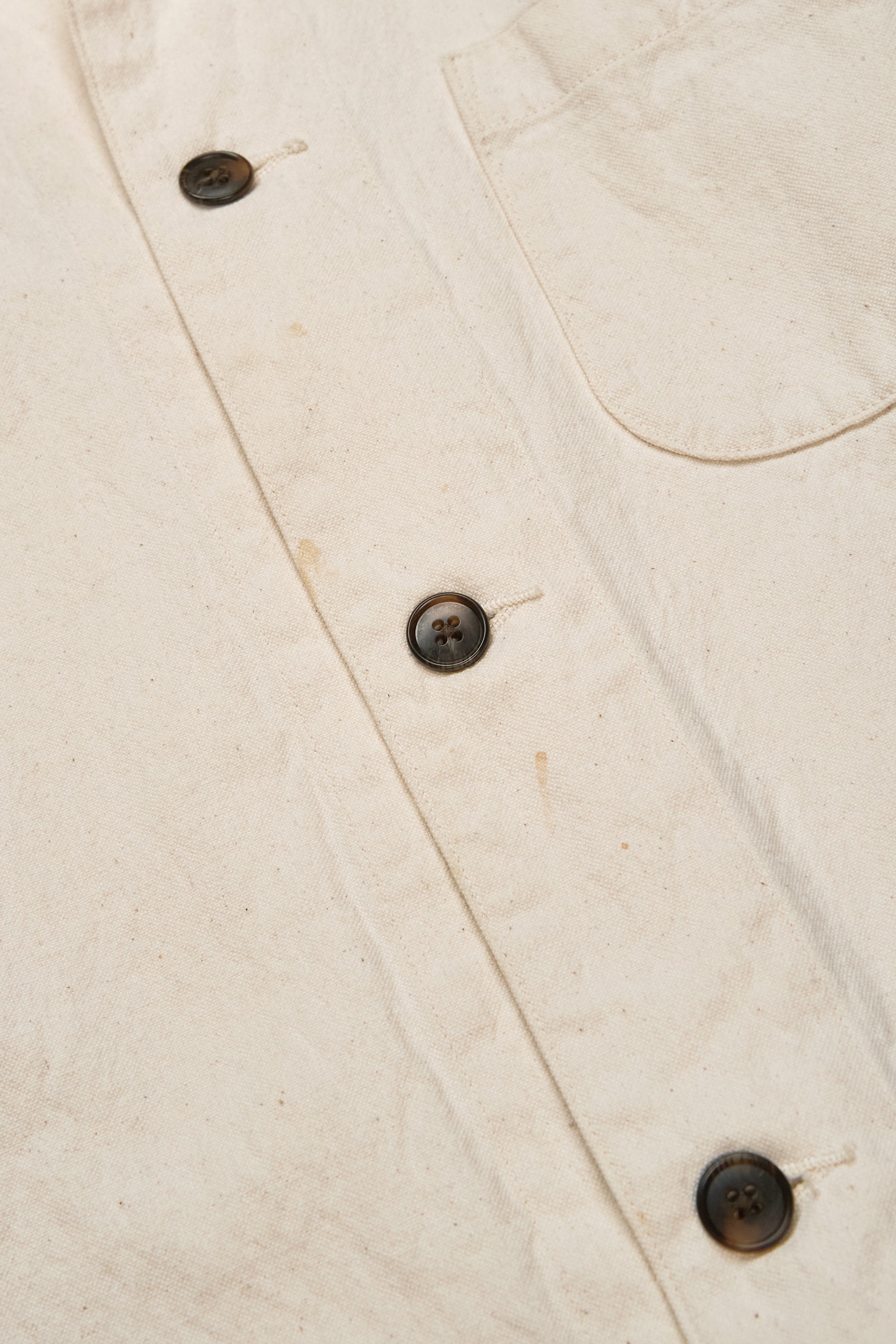 SEUVAS Natural Cotton Canvas Task Jacket